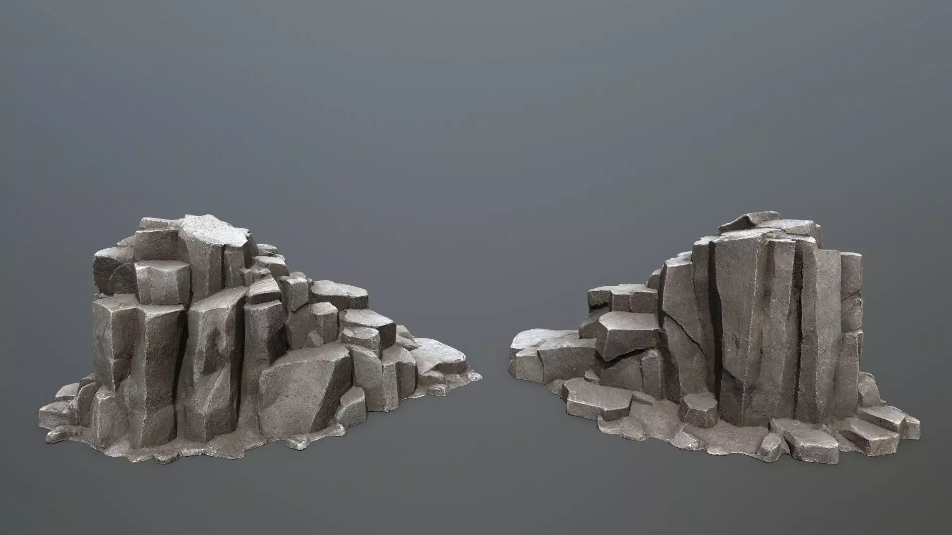 Volcanic Rocks Low-poly 3D model_3