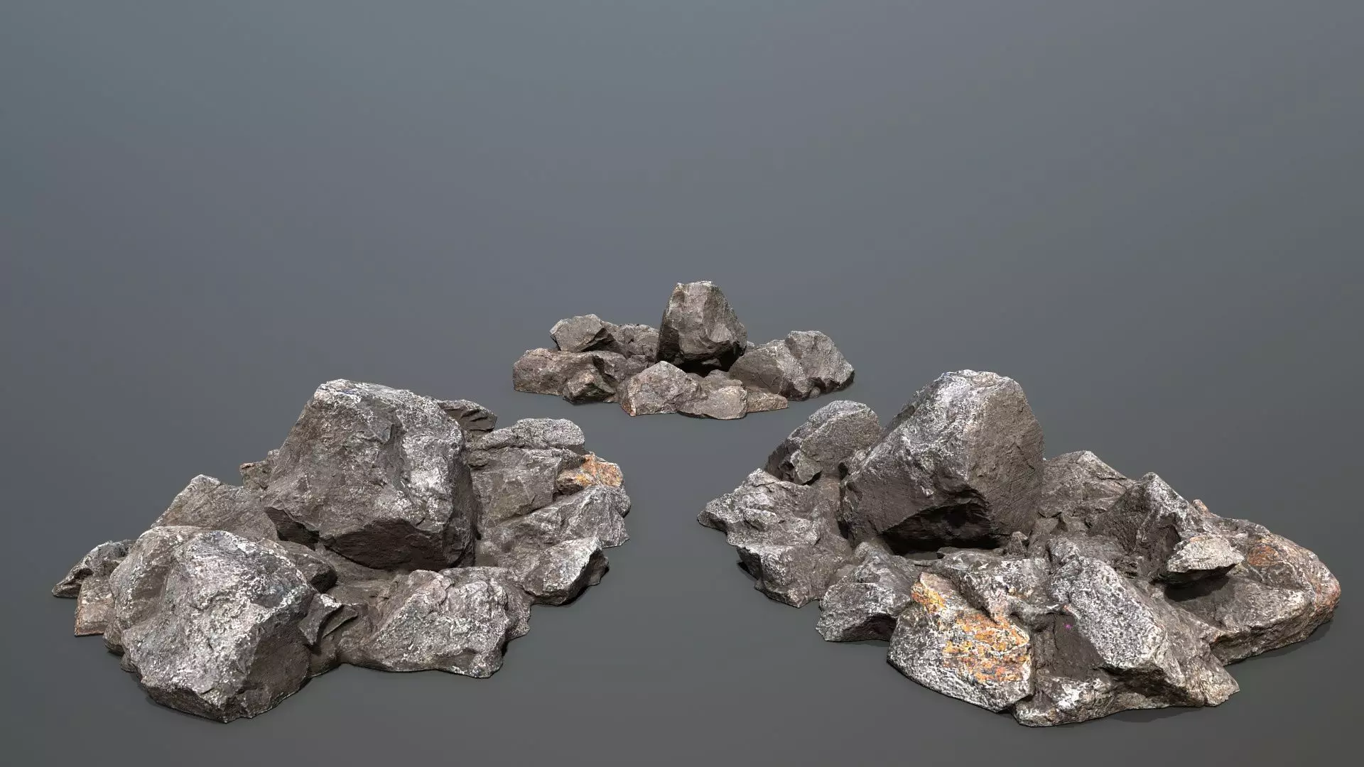 Volcanic Rocks Low-poly 3D model_2