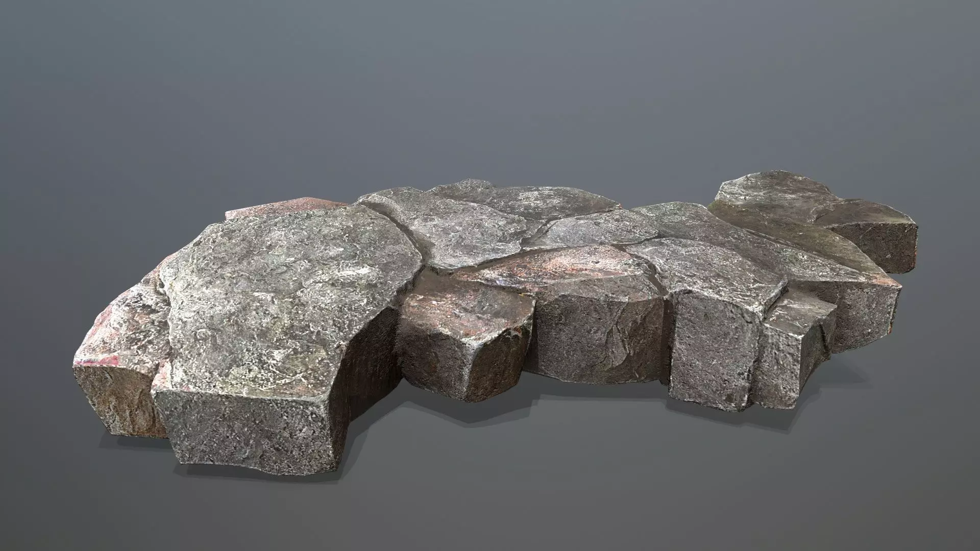 Volcanic Rocks Low-poly 3D model_31