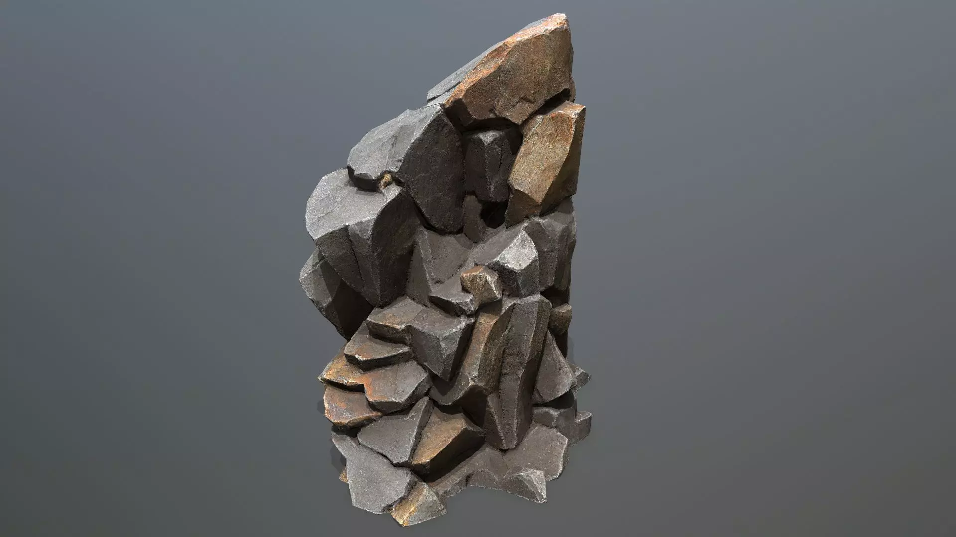 Volcanic Rocks Low-poly 3D model_25