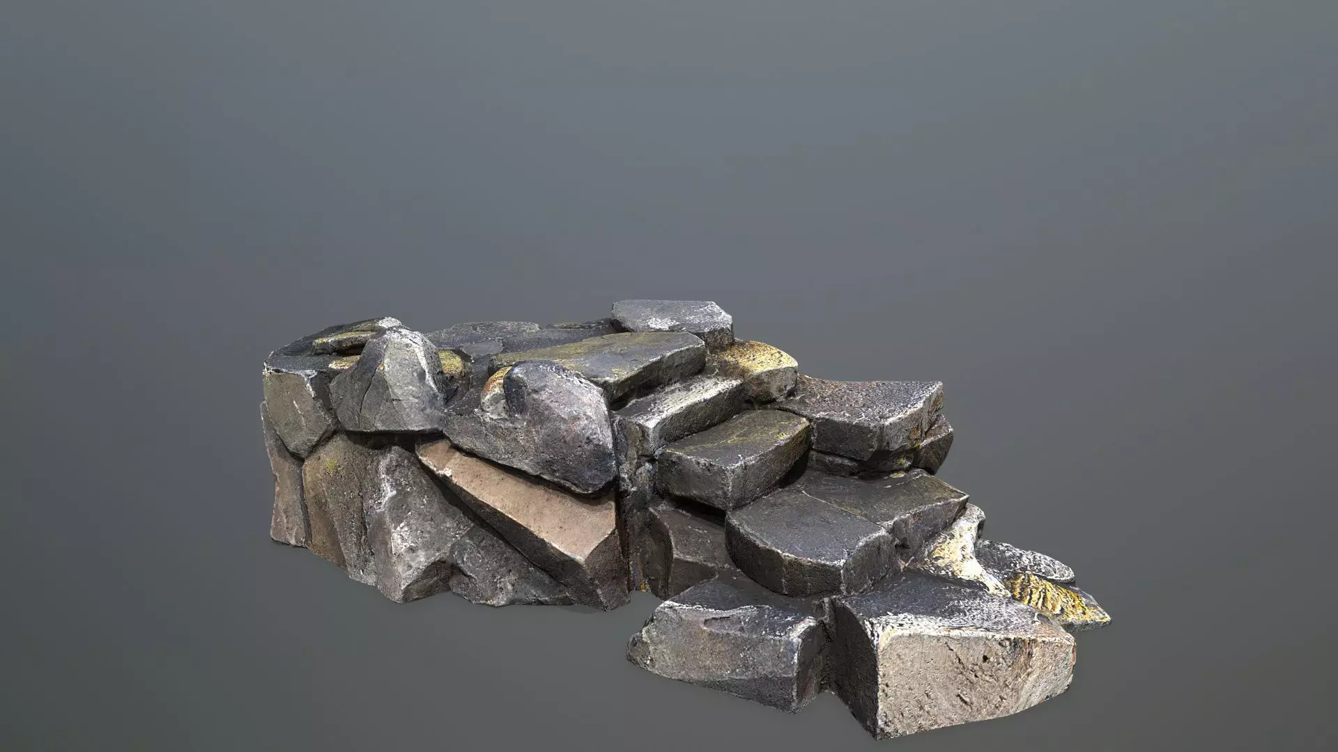 Volcanic Rocks Low-poly 3D model_30