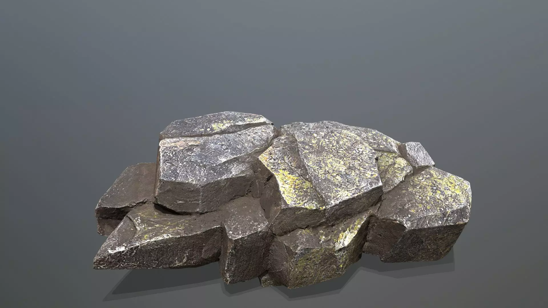Volcanic Rocks Low-poly 3D model_27