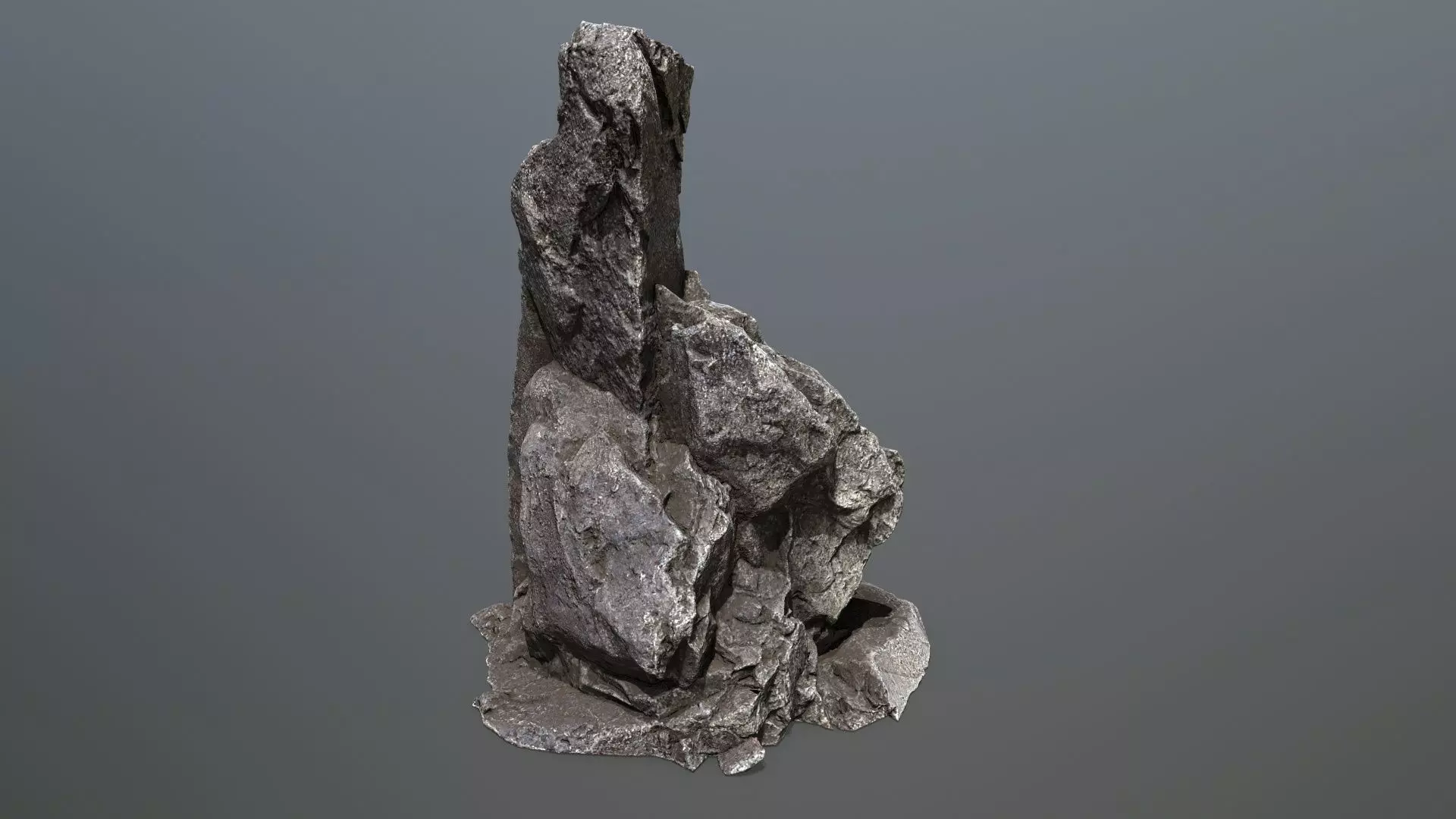 Volcanic Rocks Low-poly 3D model_23