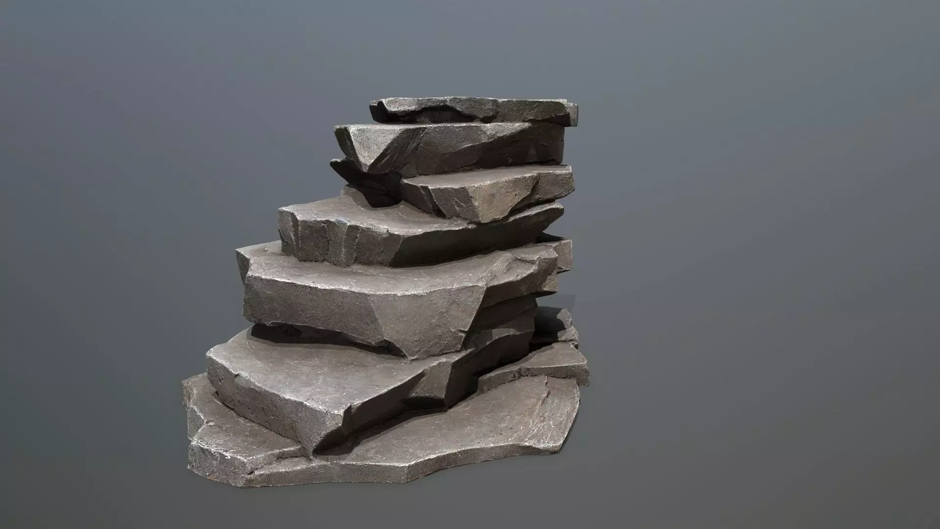 Volcanic Rocks Low-poly 3D model_29