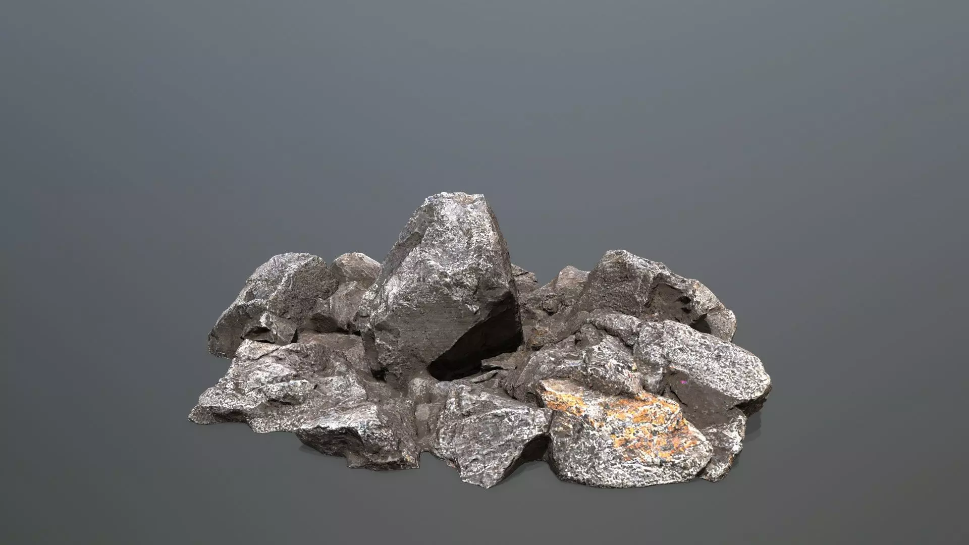 Volcanic Rocks Low-poly 3D model_18