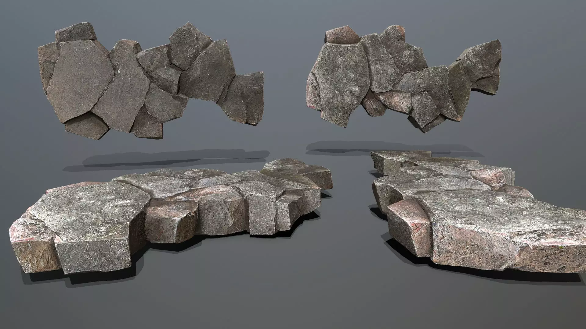 Volcanic Rocks Low-poly 3D model_15