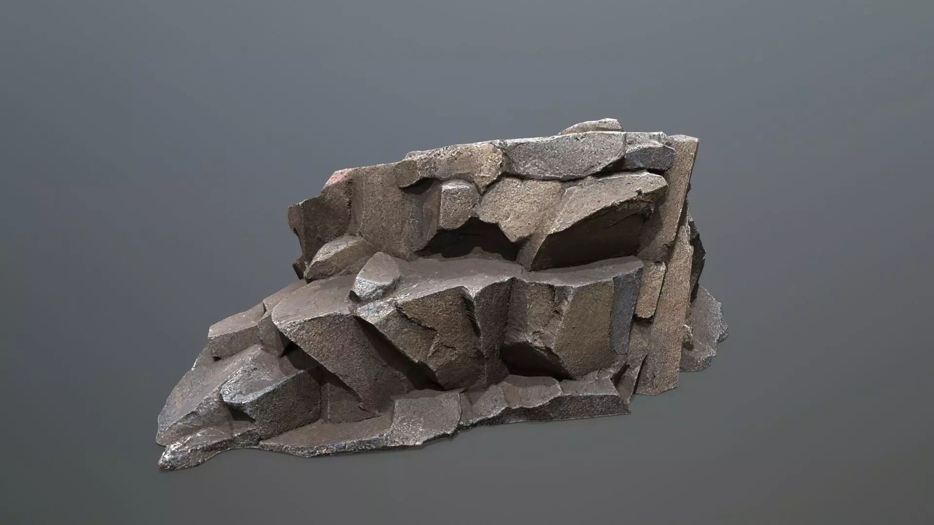 Volcanic Rocks Low-poly 3D model_24