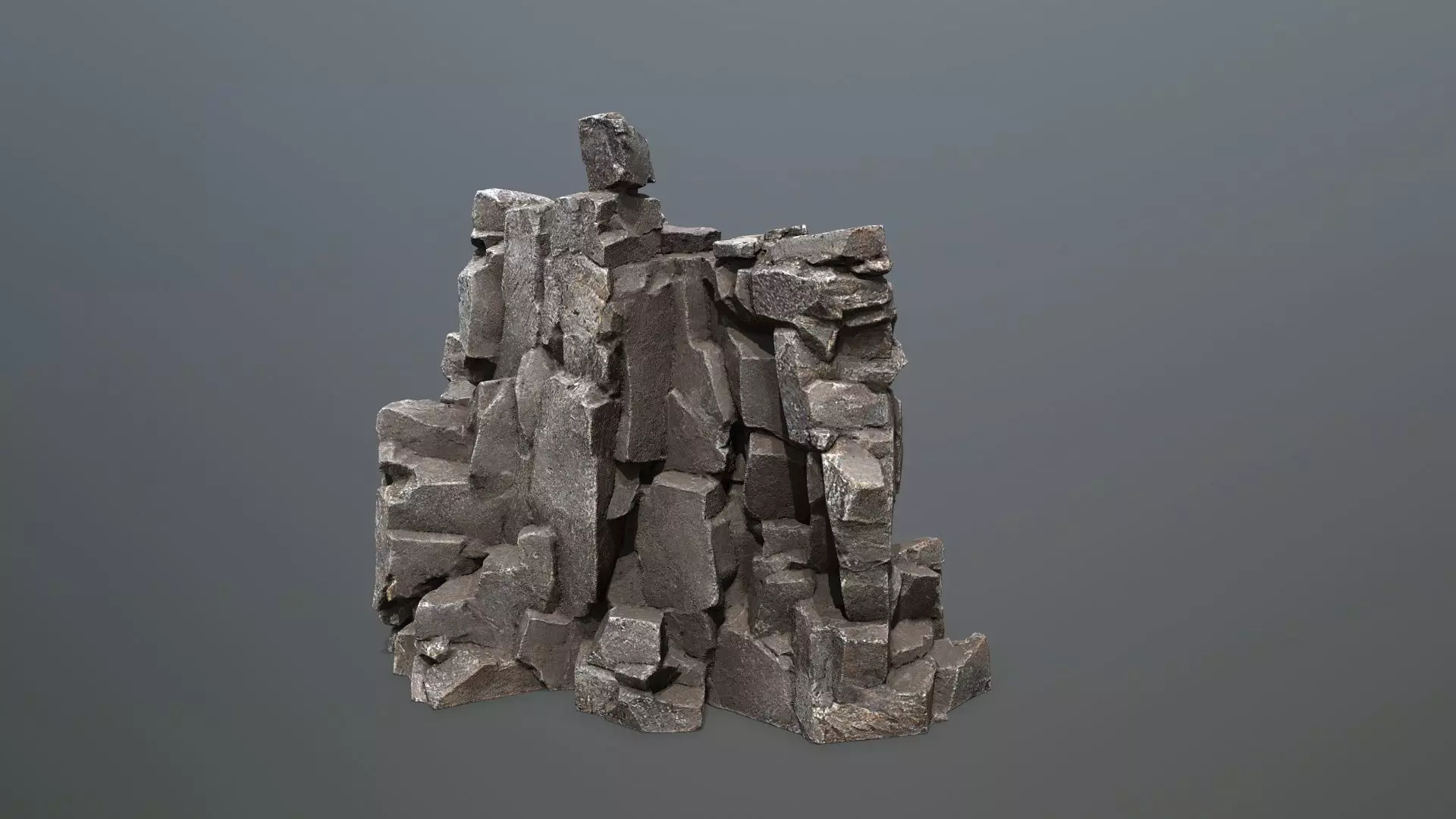 Volcanic Rocks Low-poly 3D model_17