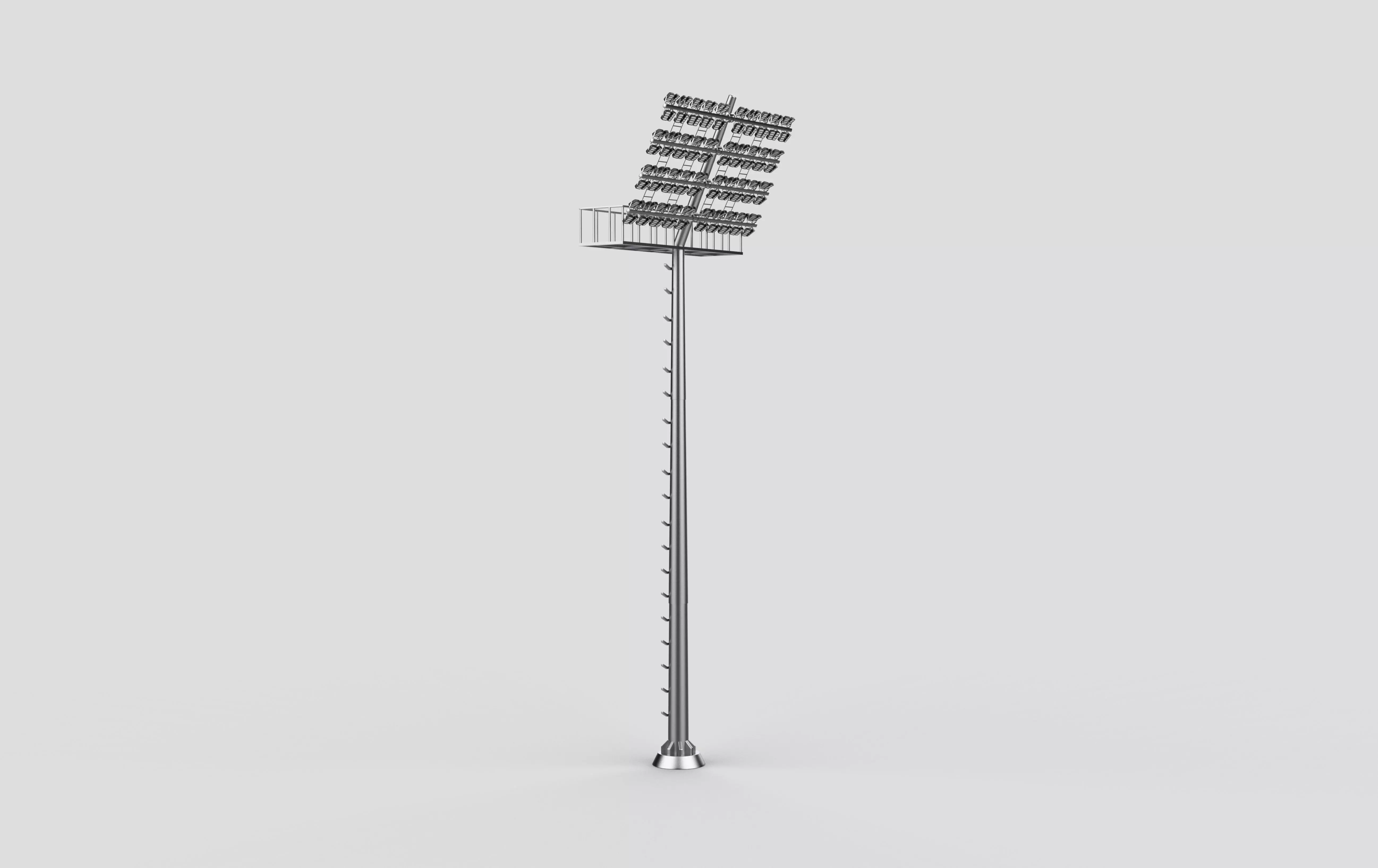 Stadium floodlight 3D model_9