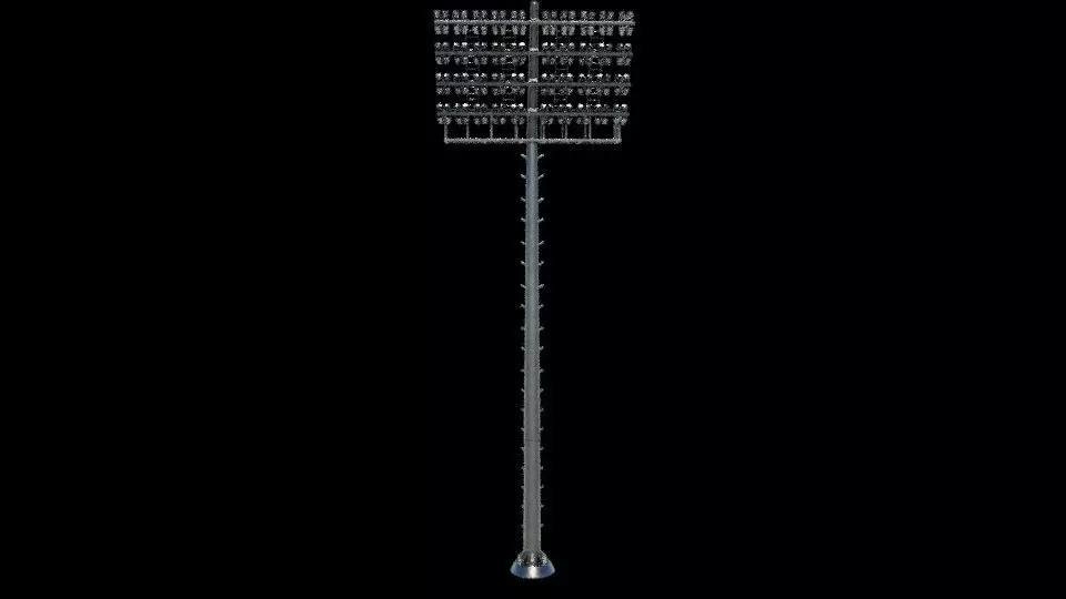 Stadium floodlight 3D model_5