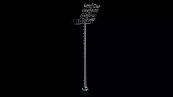 Stadium floodlight 3D model