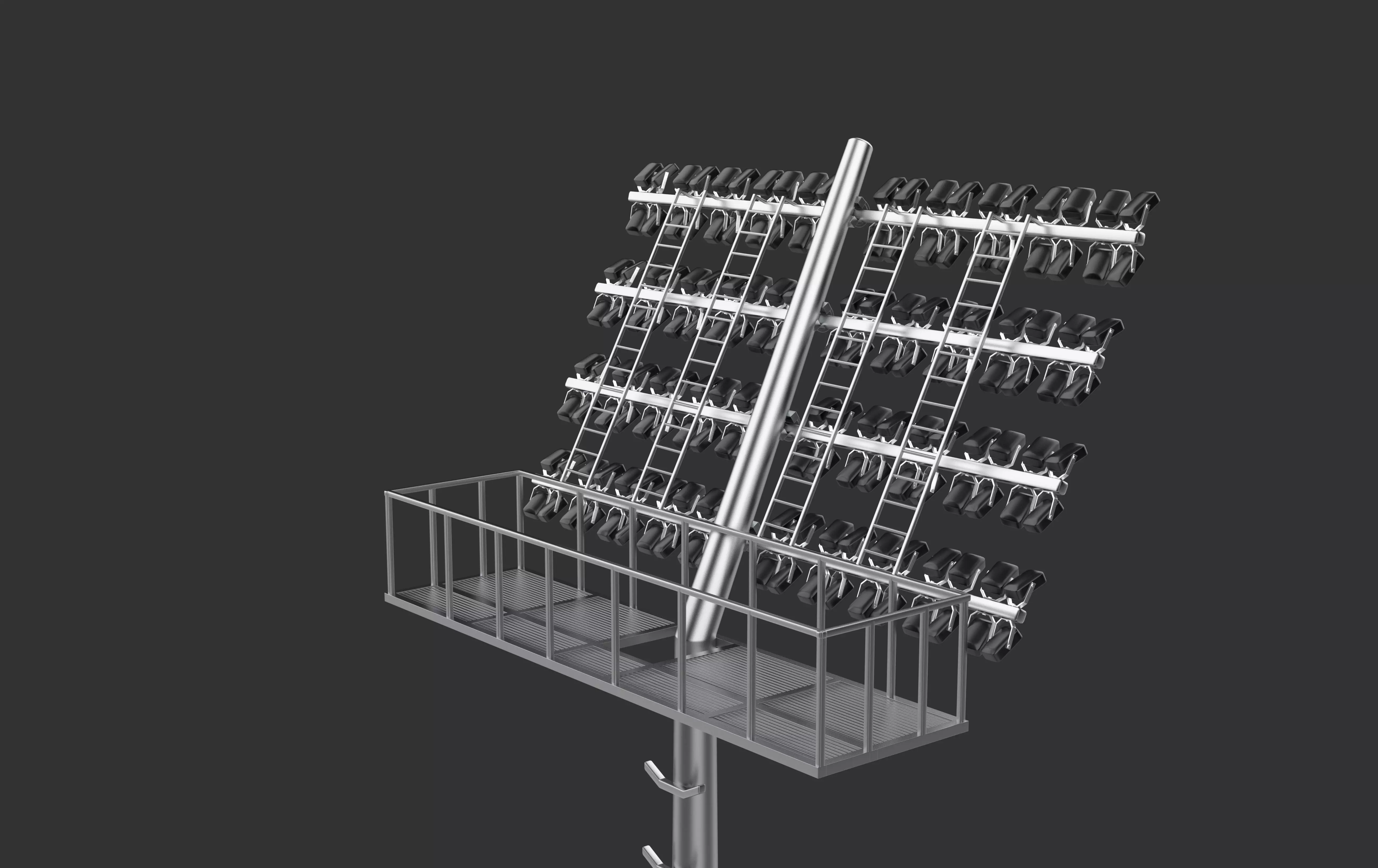 Stadium floodlight 3D model_13