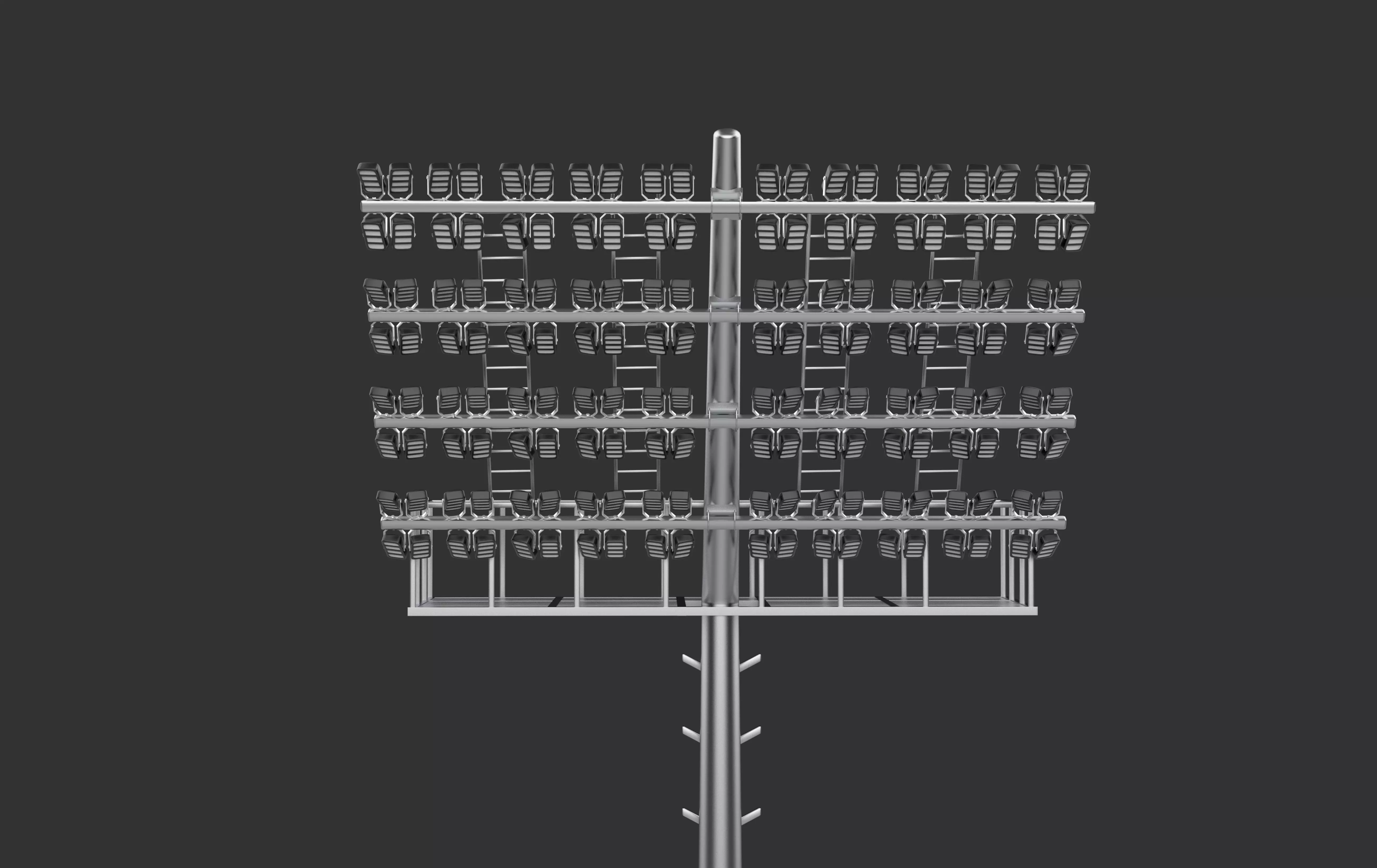 Stadium floodlight 3D model_19