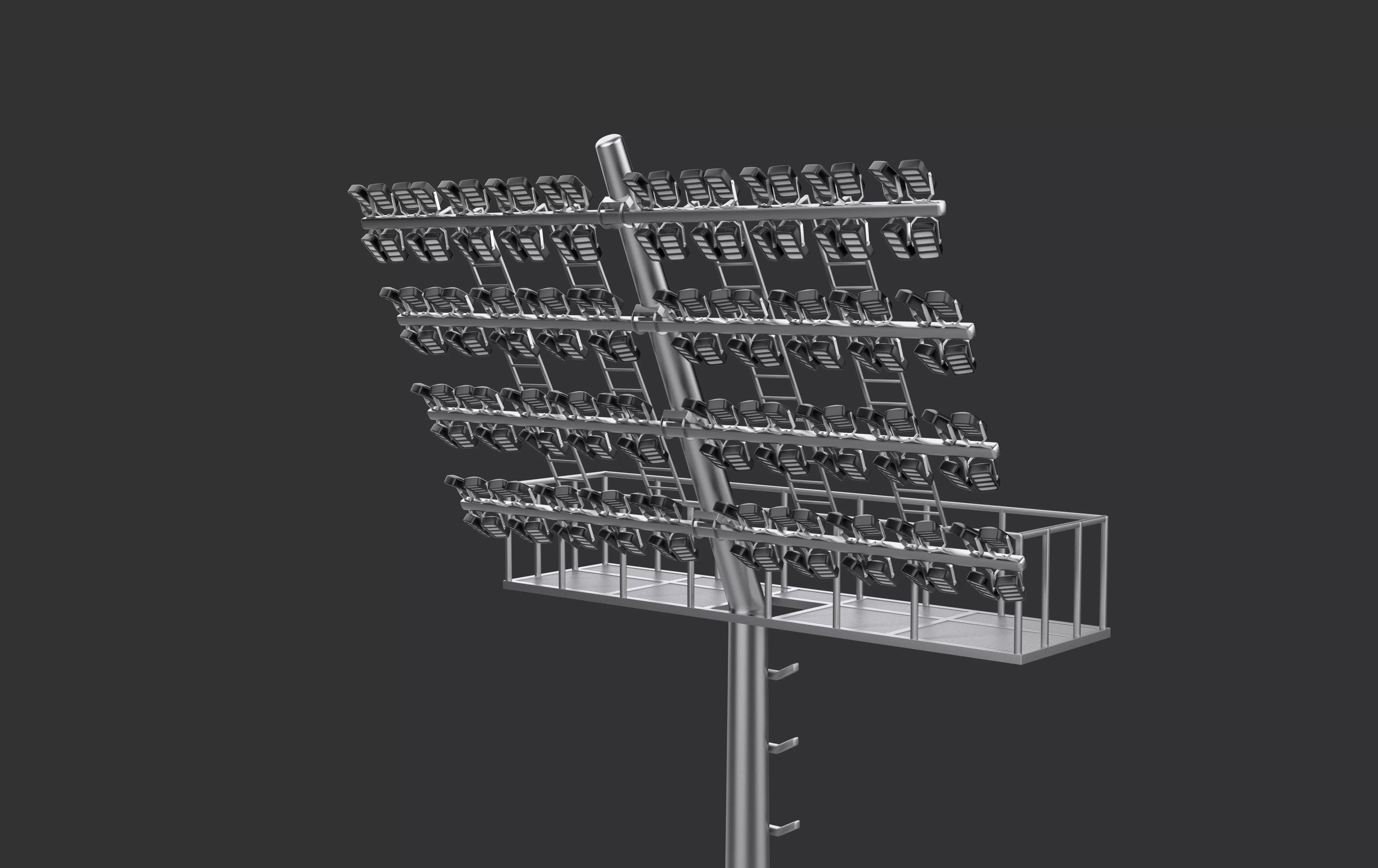 Stadium floodlight 3D model_18