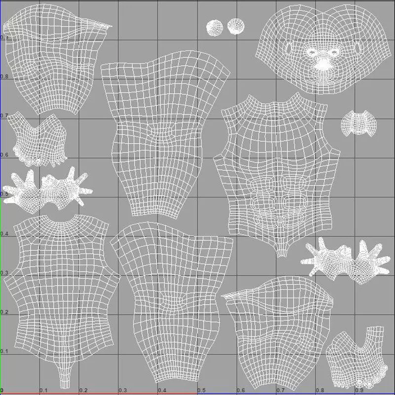 Cartoon Man 3D model_25