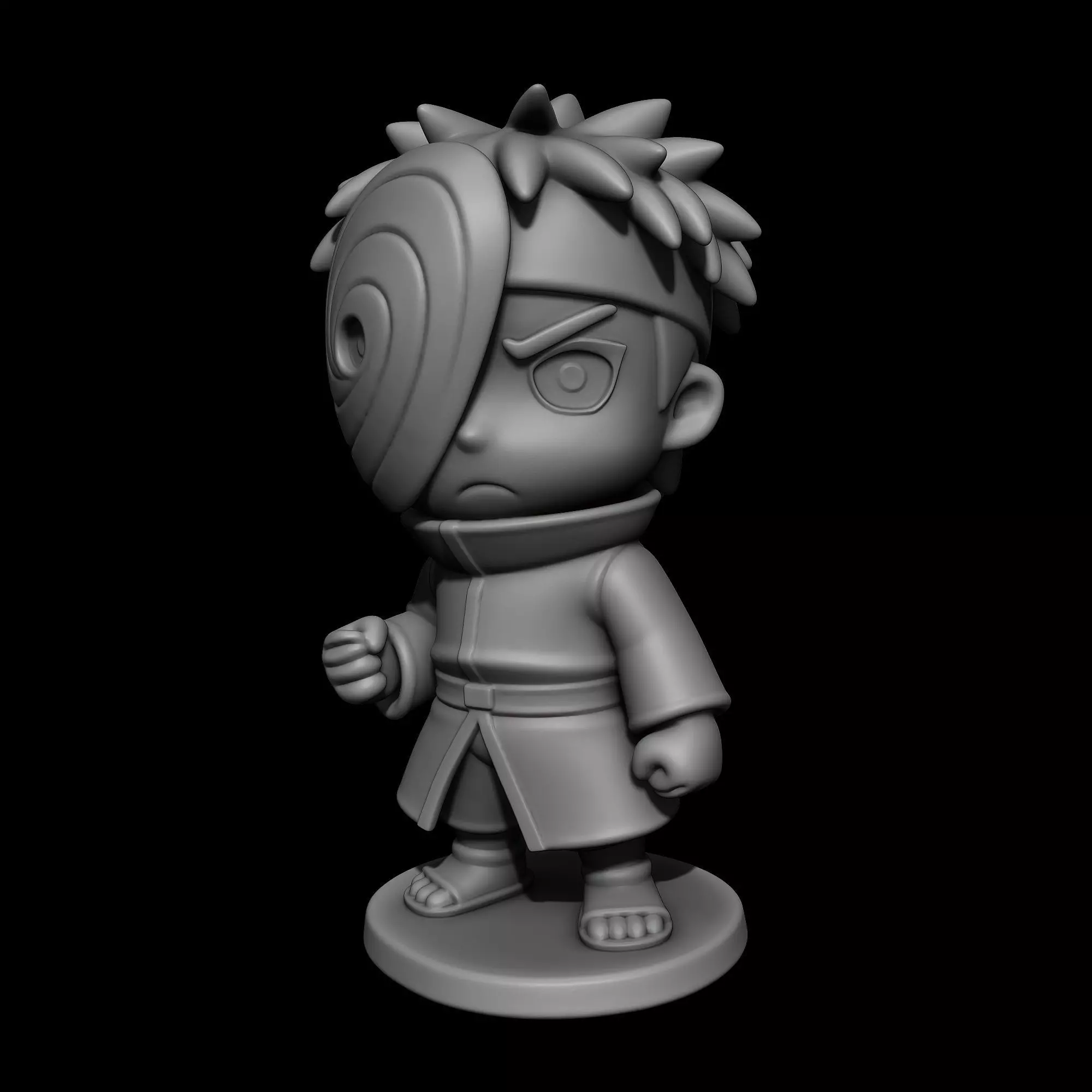 Obito - Naruto 3D print model_1