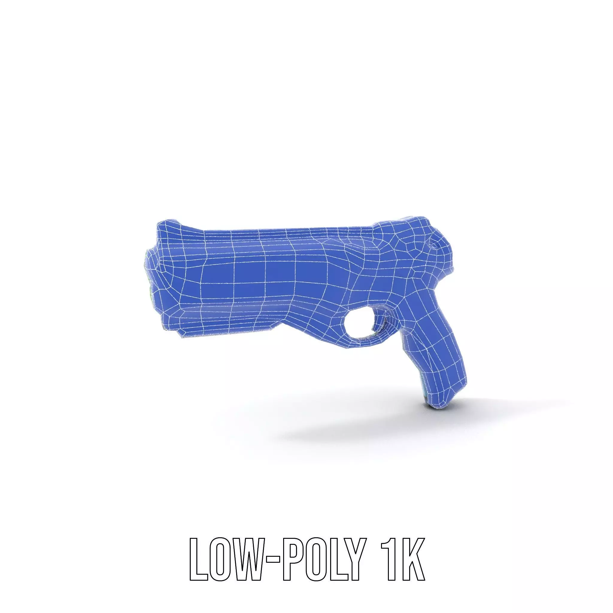 Neon Blaster model pack Low-poly 3D model_20