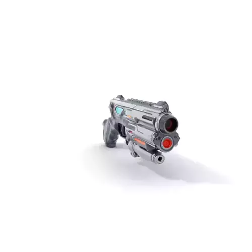 Futuristic Blaster Gun model pack