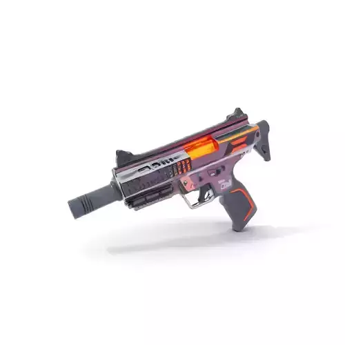 Futuristic Purple Blaster model pack