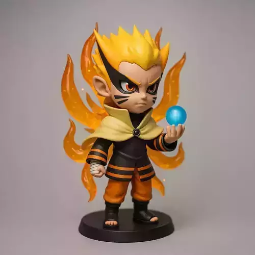 Naruto chibi 3D print model