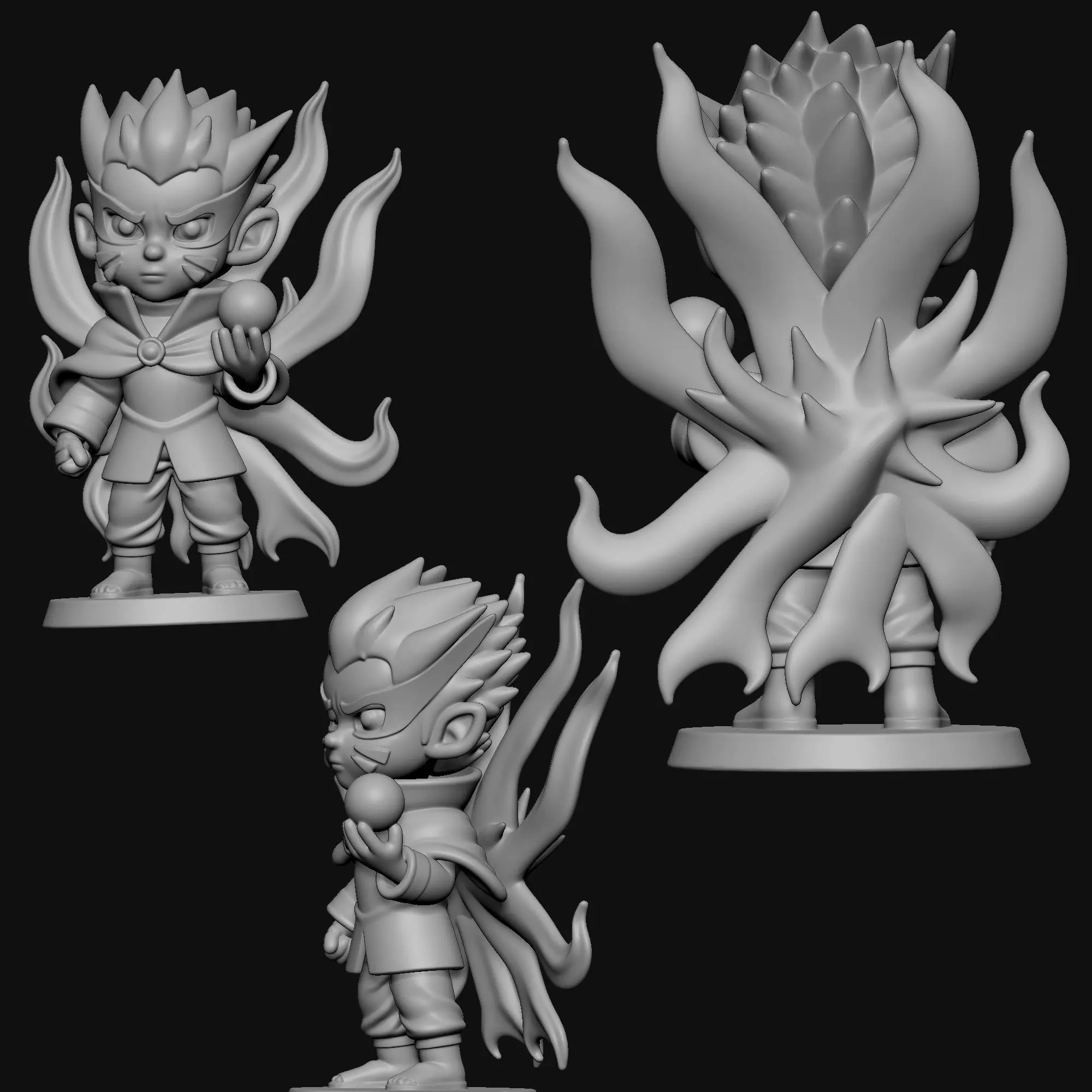 Naruto chibi 3D print model_3