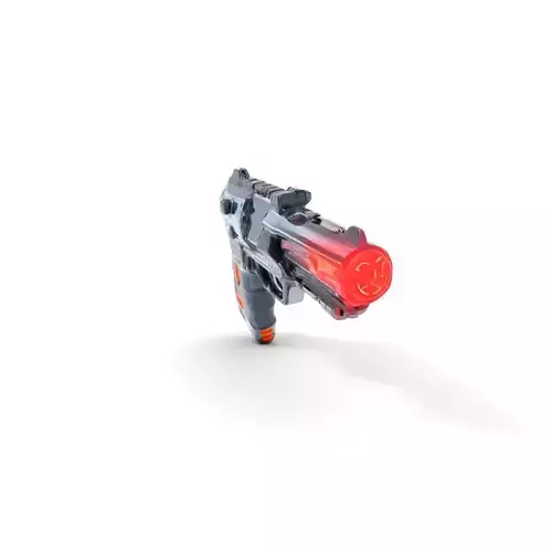 Neon Blaster Pistol model pack