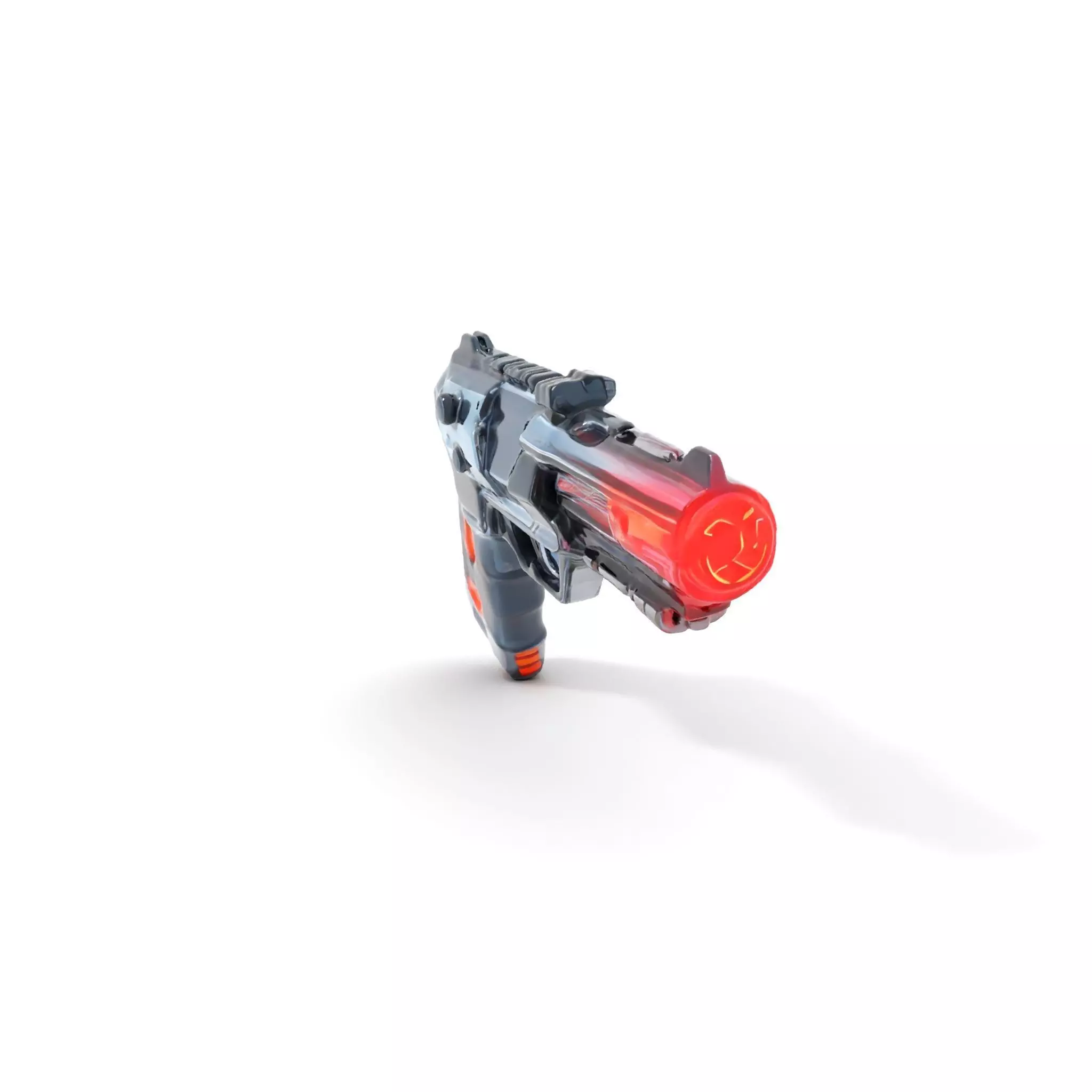 Neon Blaster Pistol model pack Low-poly 3D model_0