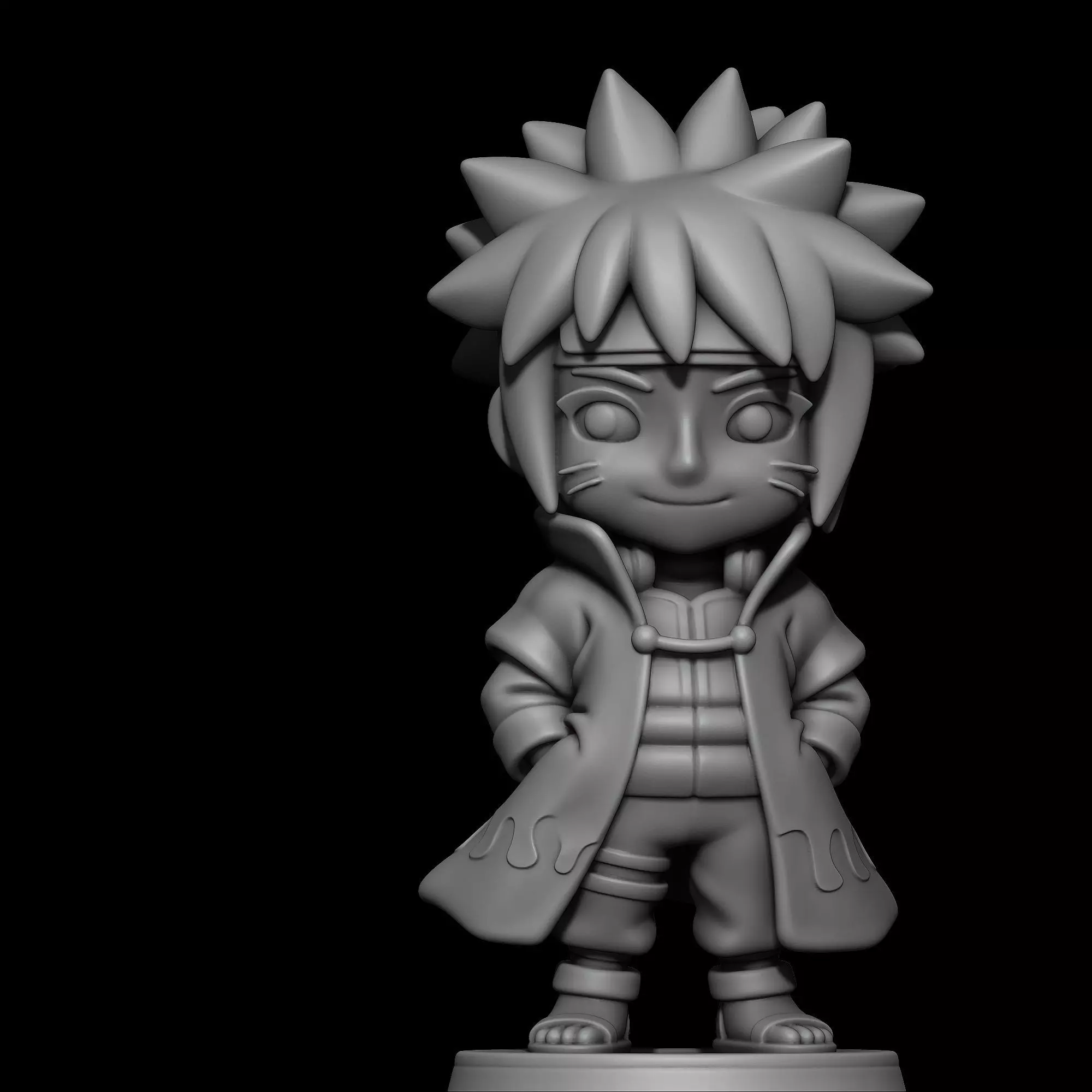Minato Chibi - Naruto 3D print model_1