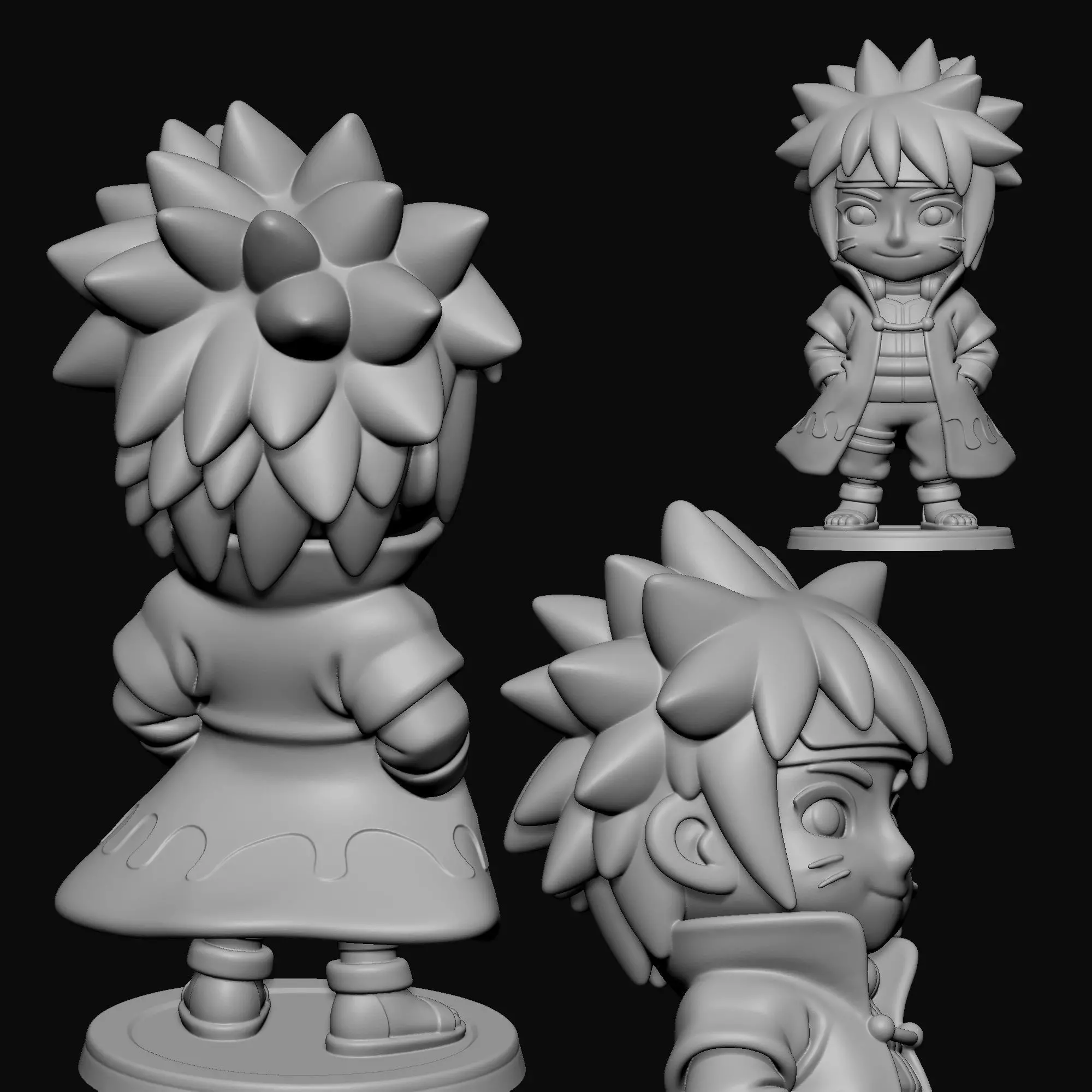 Minato Chibi - Naruto 3D print model_3
