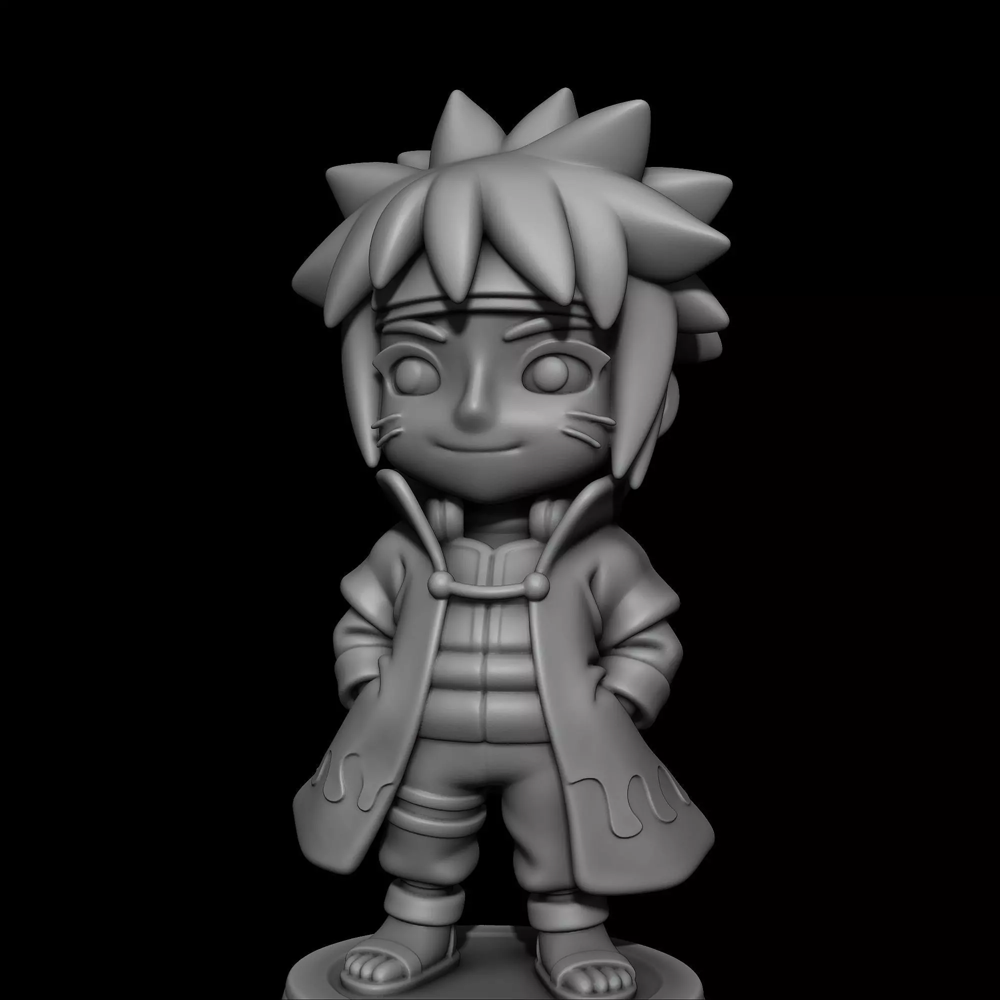 Minato Chibi - Naruto 3D print model_5