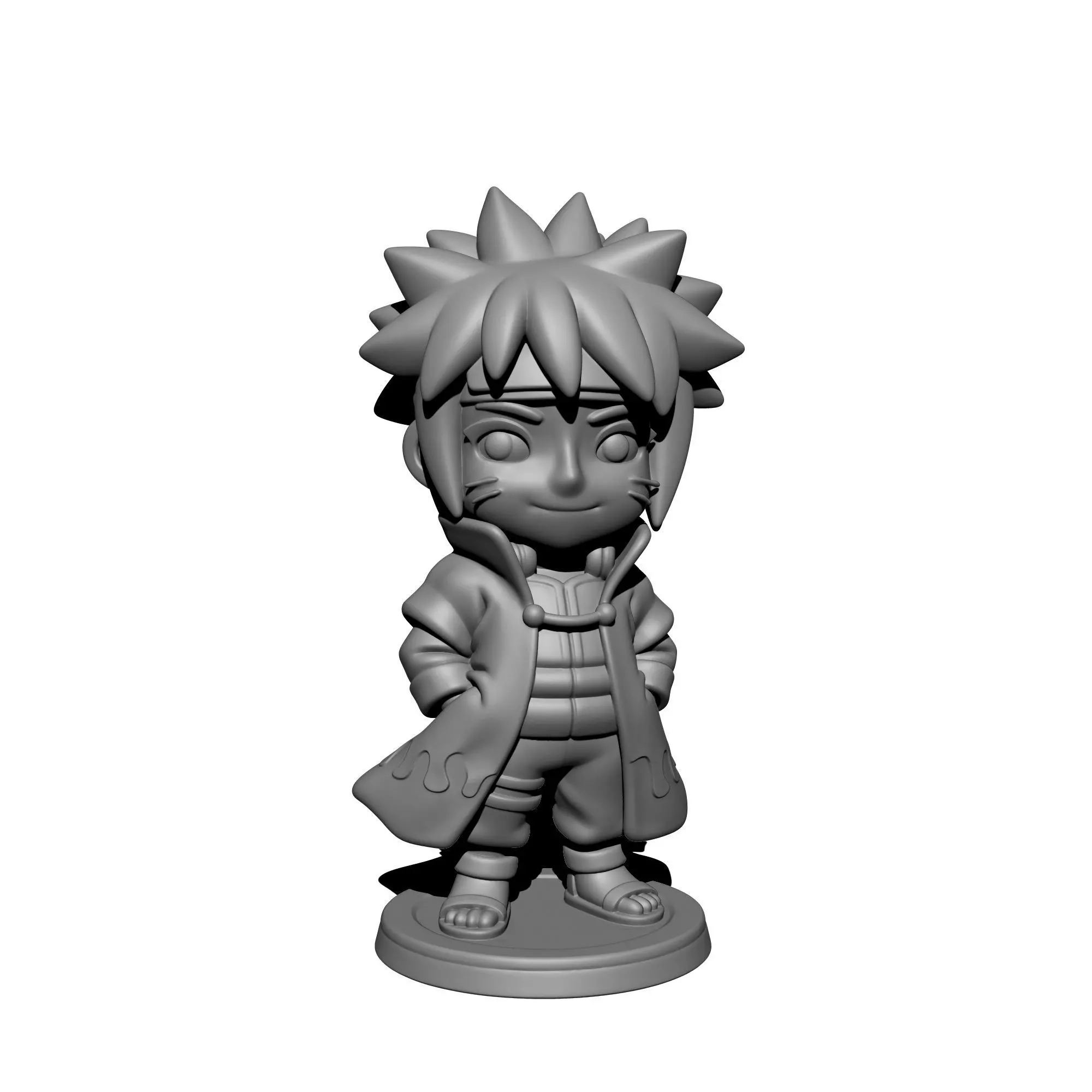 Minato Chibi - Naruto 3D print model_7