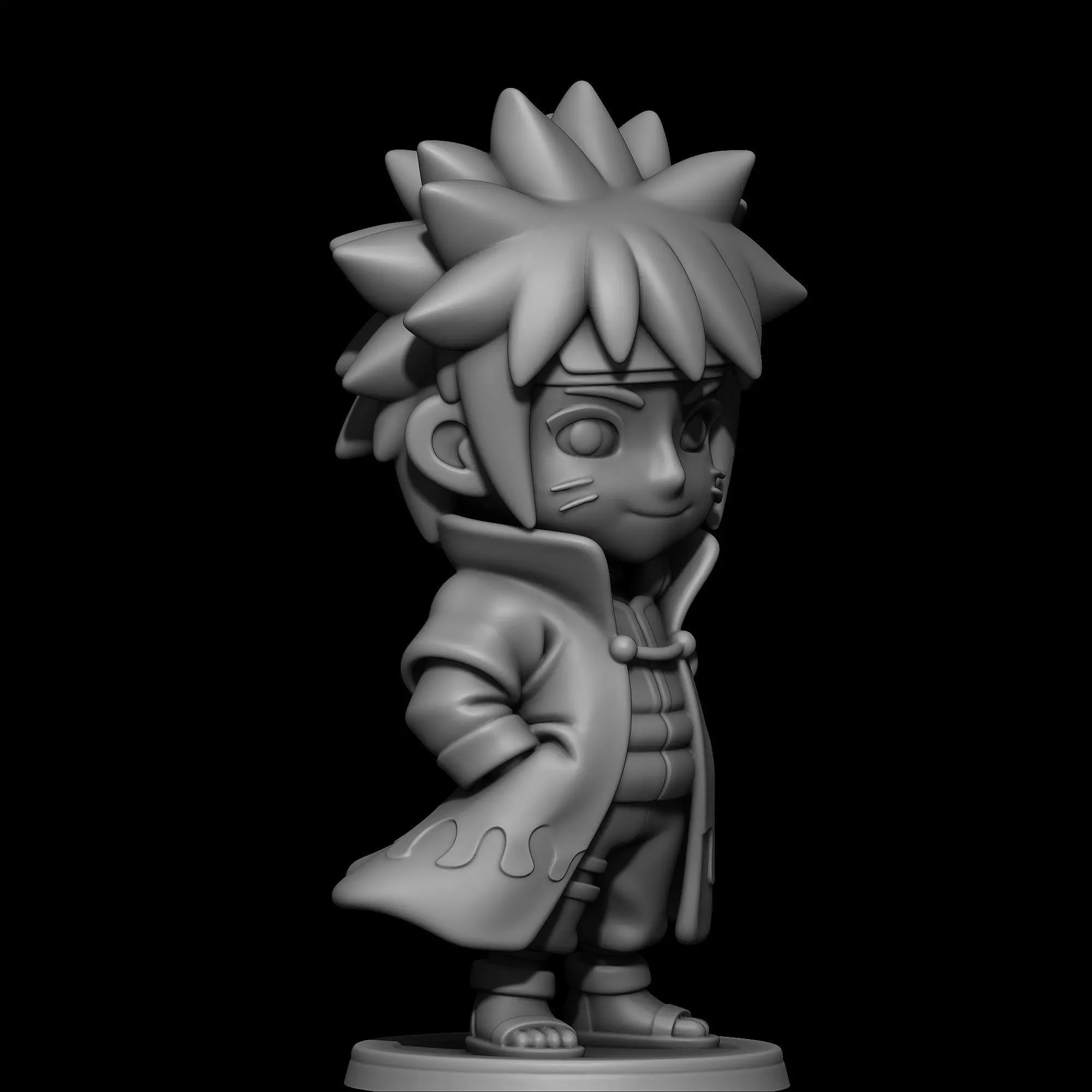 Minato Chibi - Naruto 3D print model_4