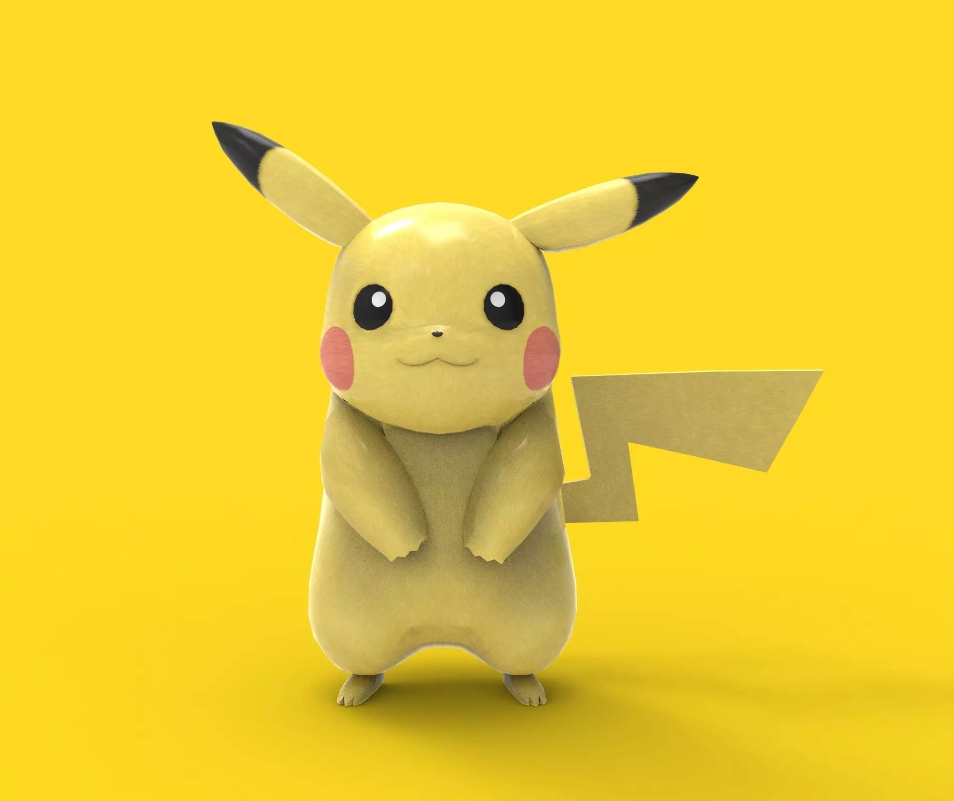 Pikachu - Pokemon Low-poly 3D model