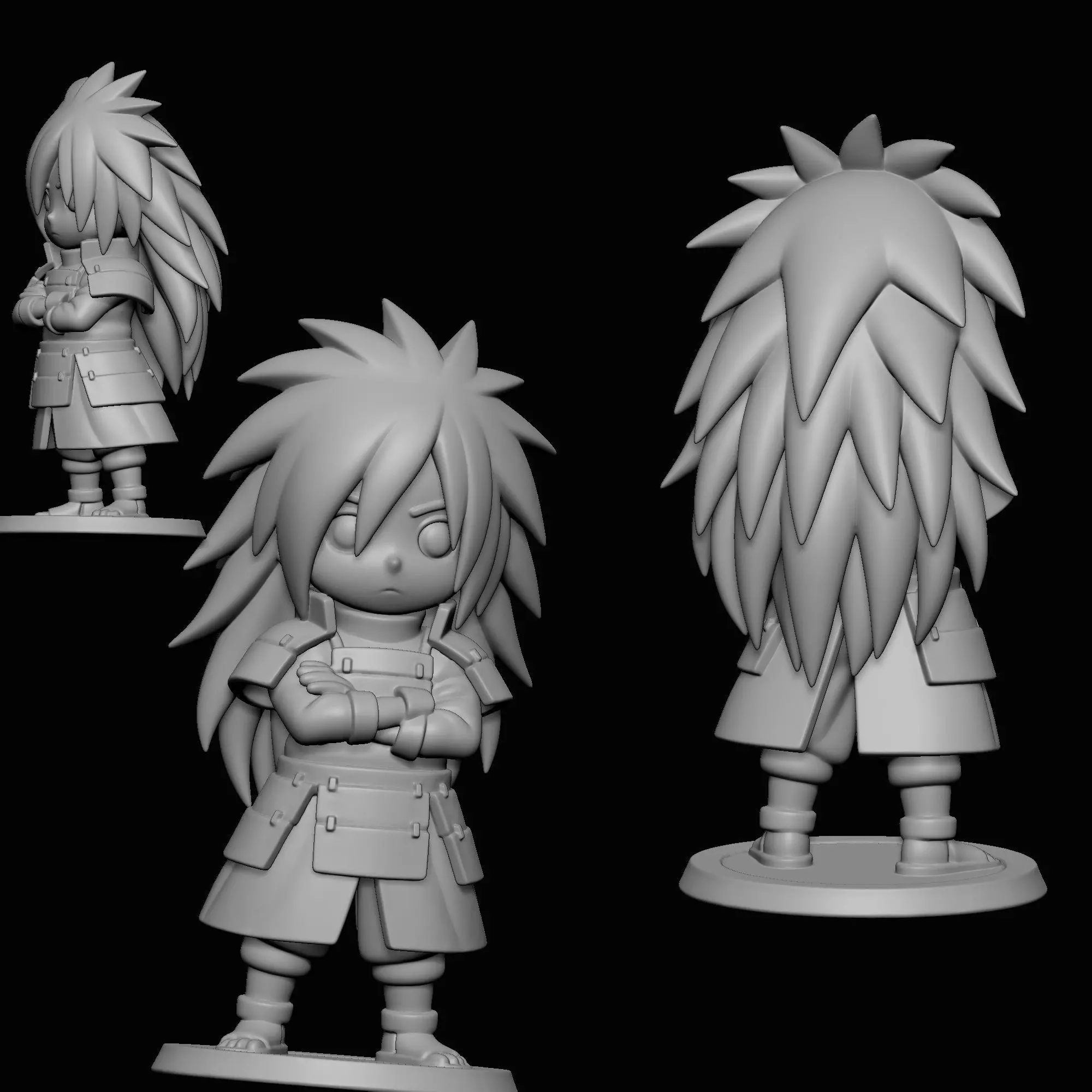 Madara Chibi- Naruto 3D print model_3