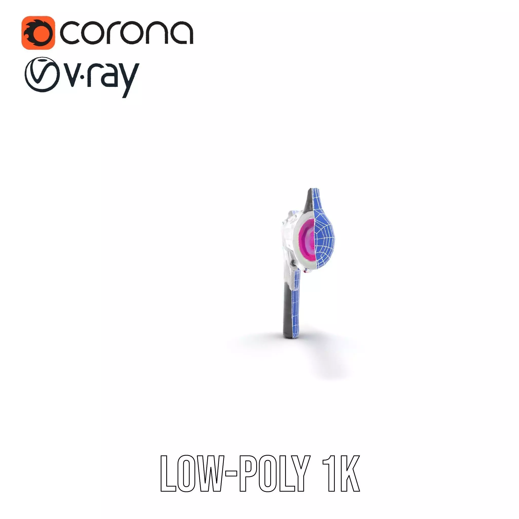 Neon Pulse Blaster model pack Low-poly 3D model_28