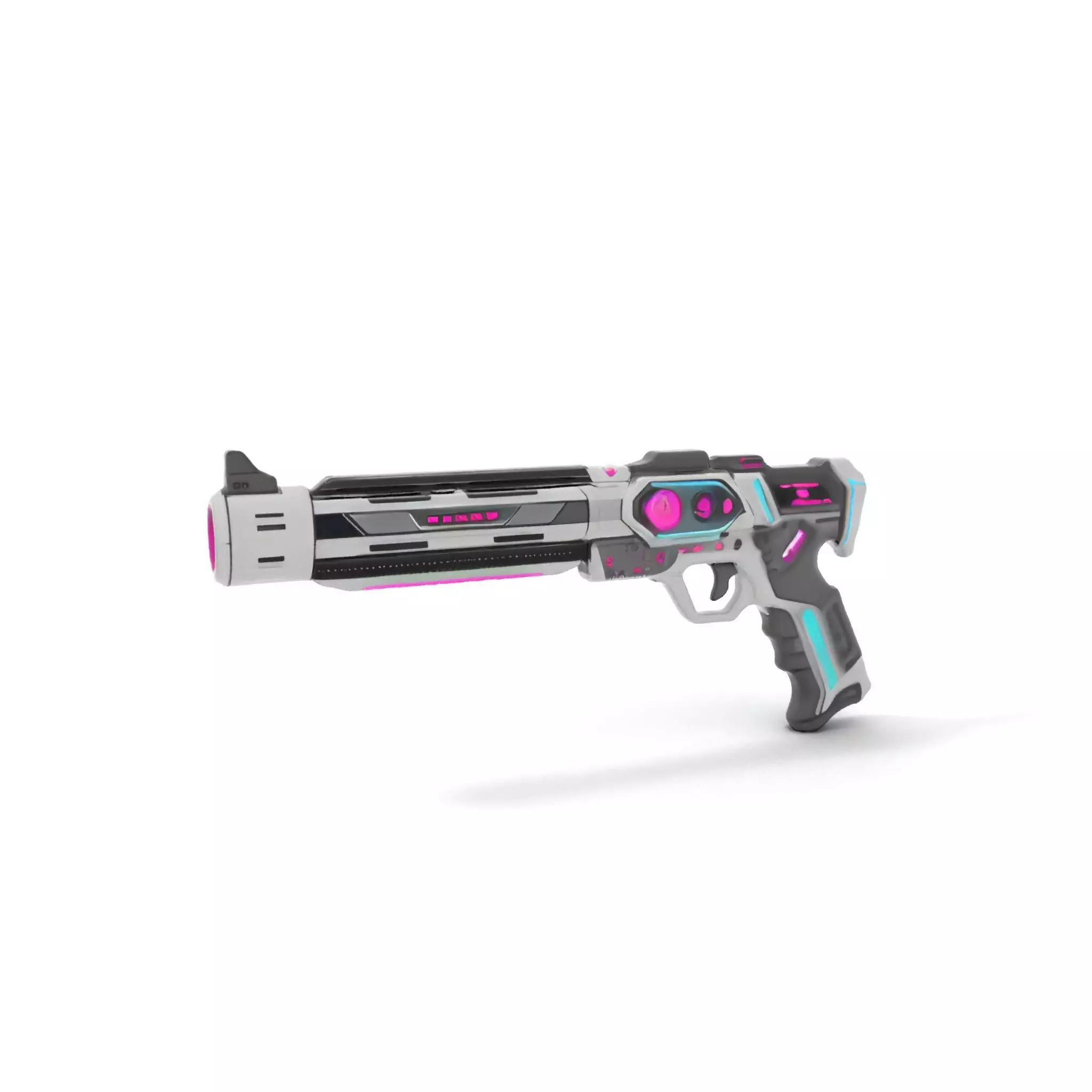 Neon Pulse Blaster model pack Low-poly 3D model_0