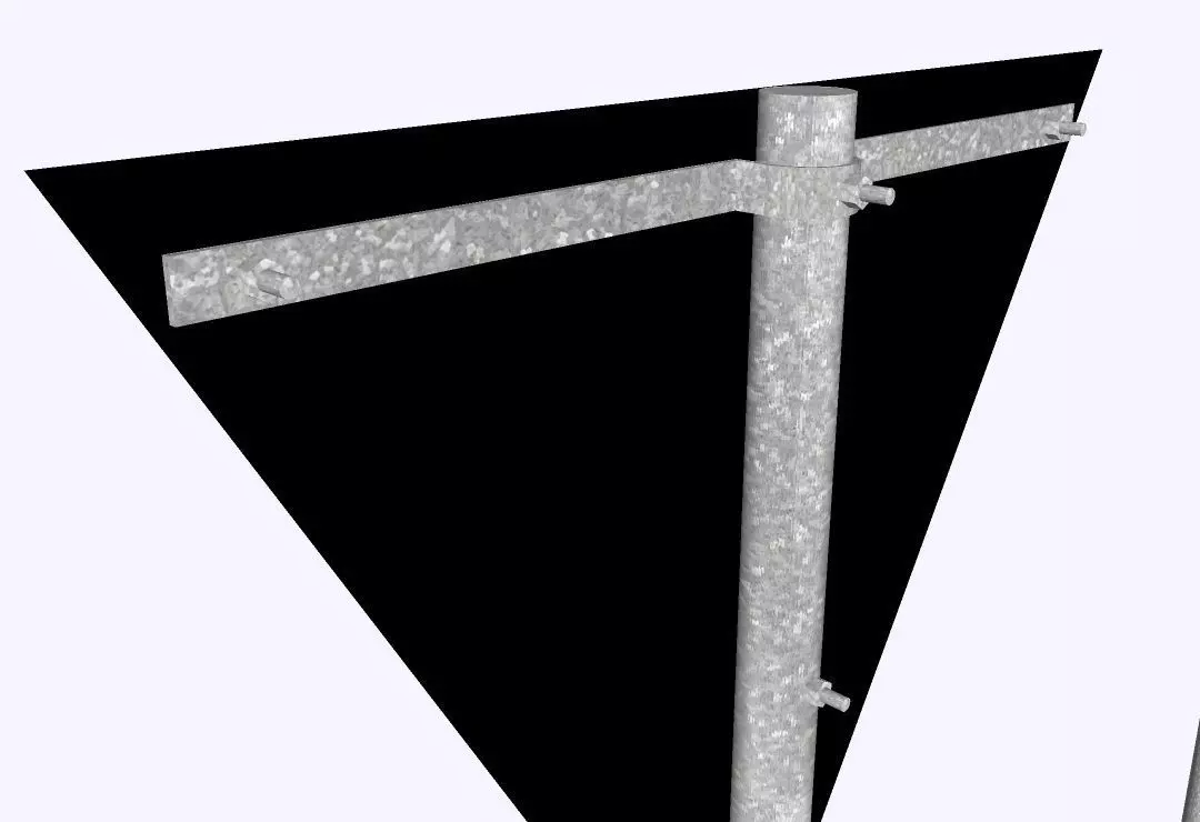 Brazilian Traffic Sign - R-2 Give Preference 3D model_6