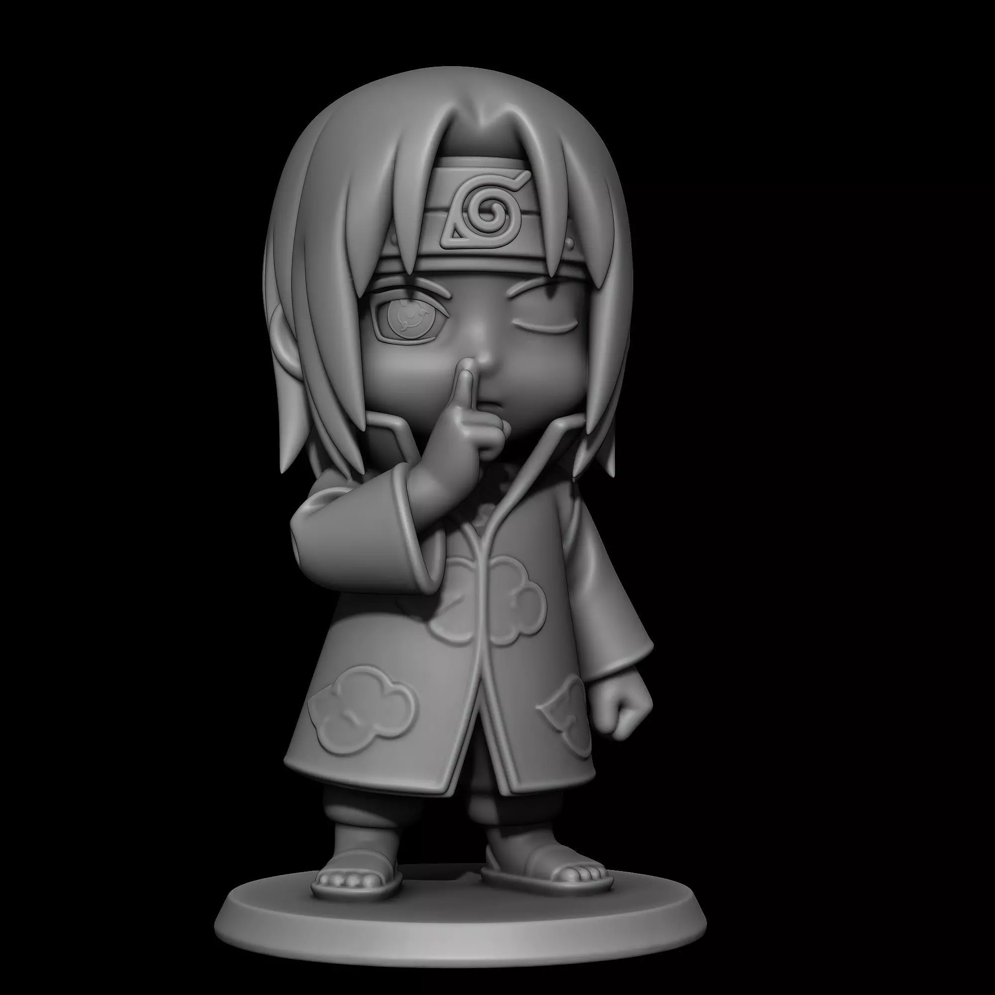 Itachi Chibi - Naruto 3D print model_4