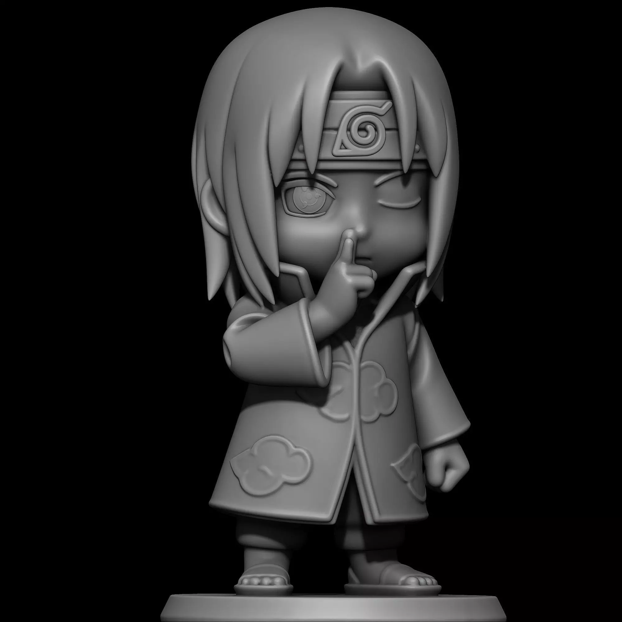 Itachi Chibi - Naruto 3D print model_1