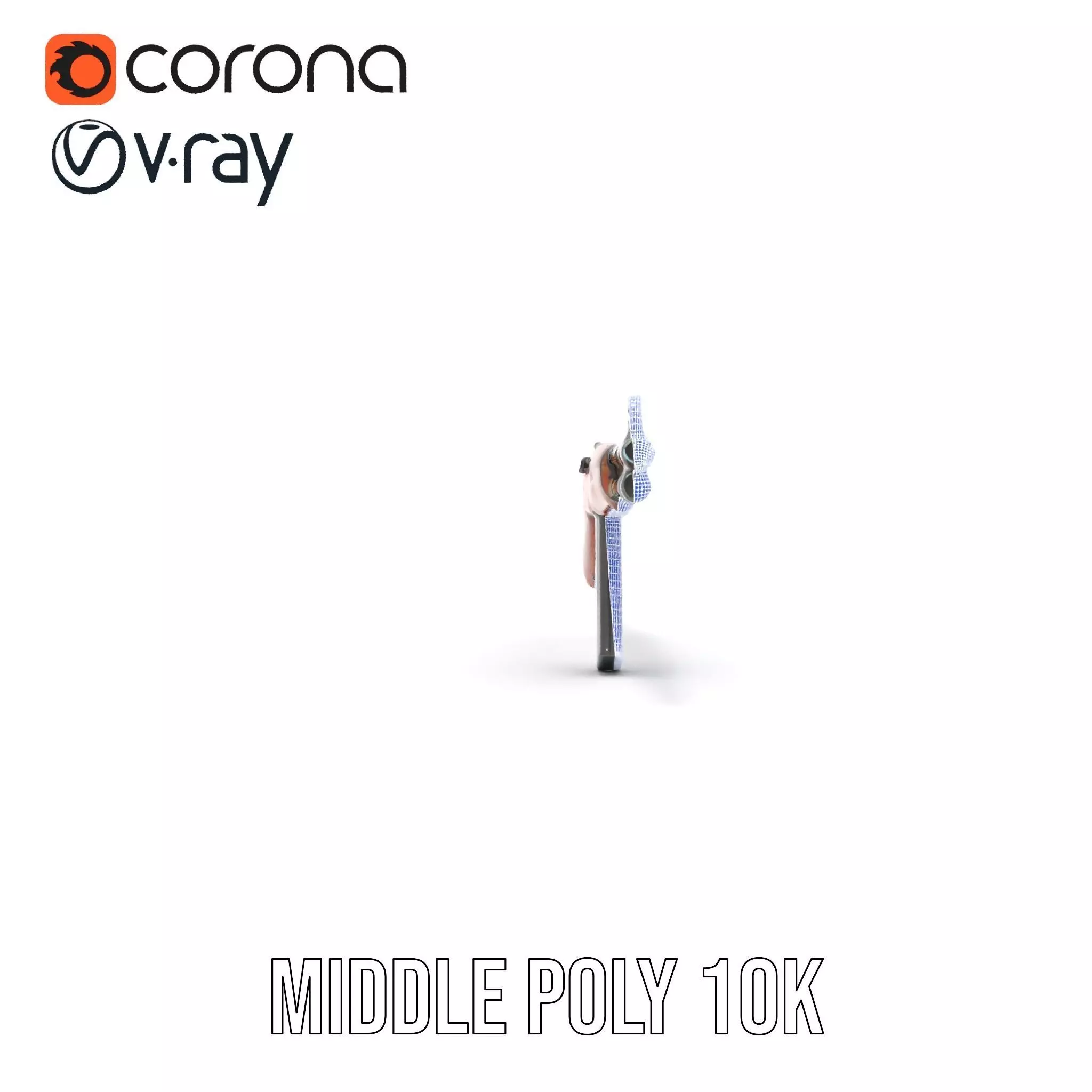 Classic Wooden Rifle model pack Low-poly 3D model_29