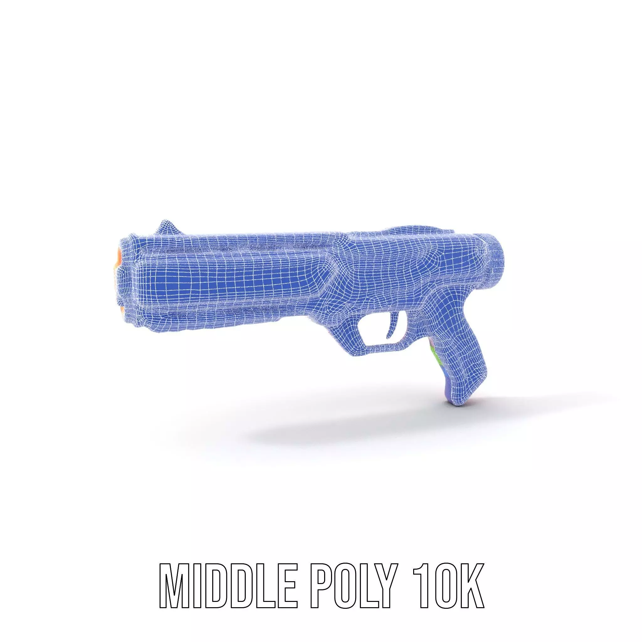 Neon Laser Blaster model pack Low-poly 3D model_11