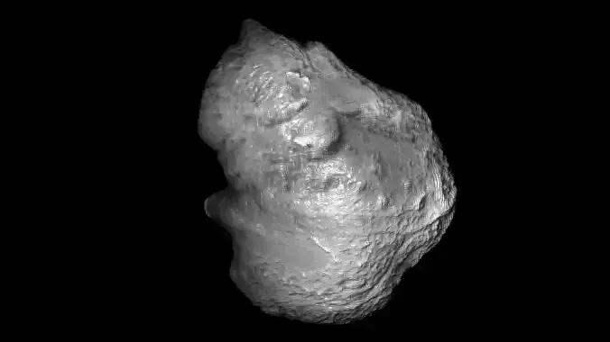 Halleys Comet Nucleus