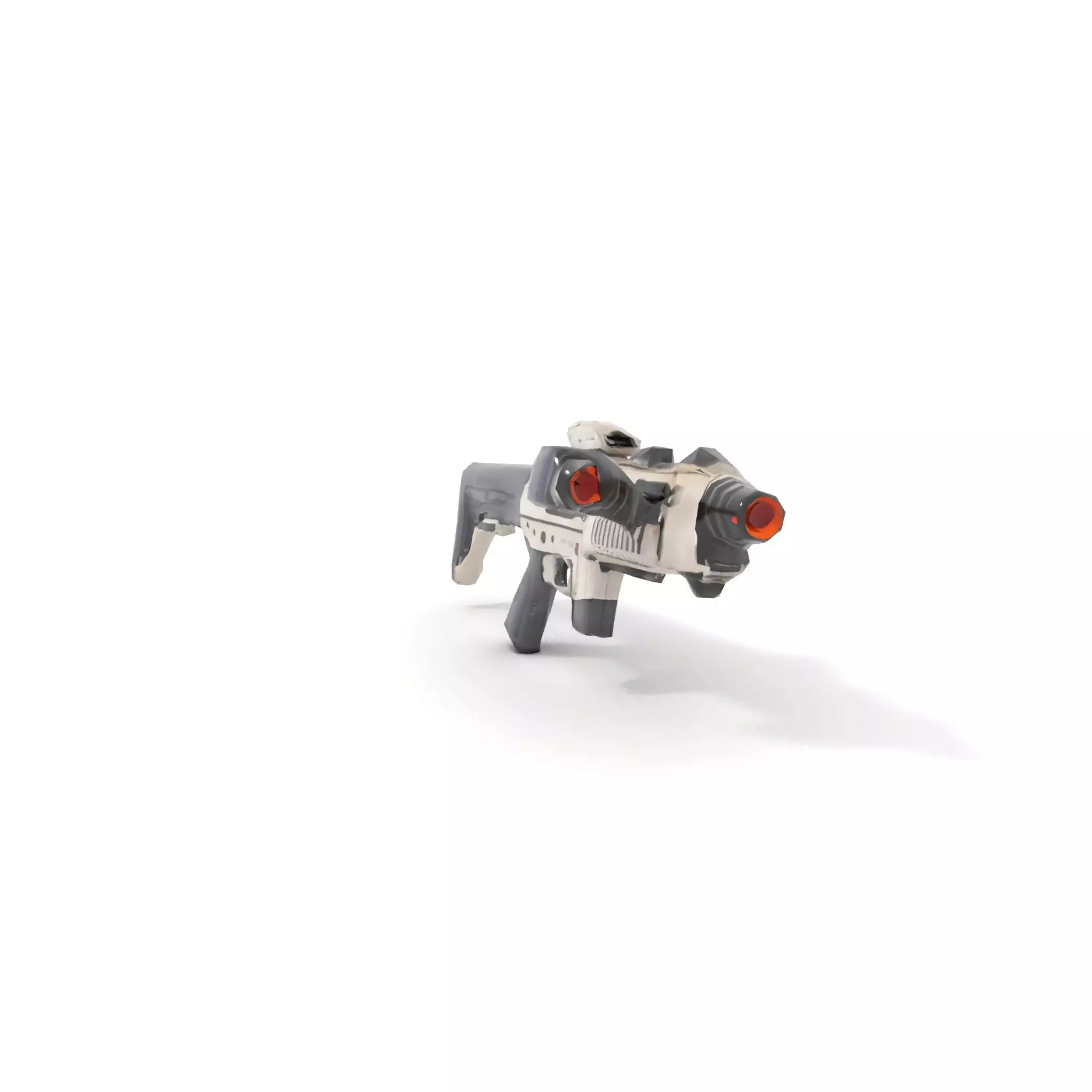 Tactical Blaster Rifle model pack Low-poly 3D model_7