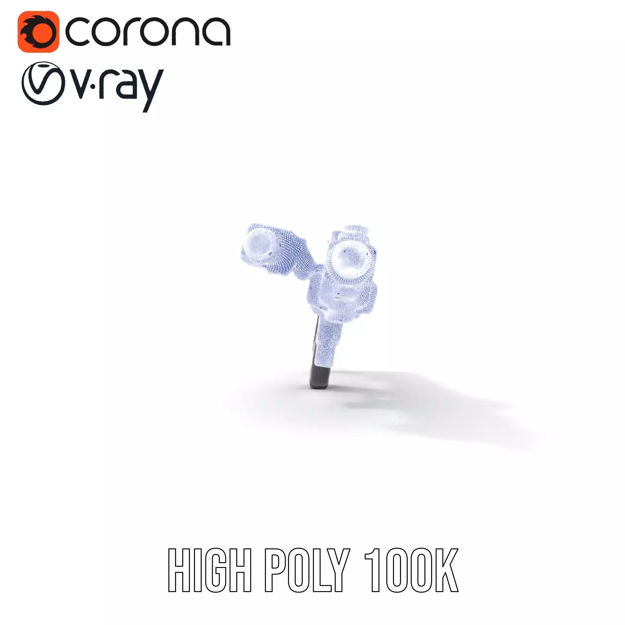 Tactical Blaster Rifle model pack Low-poly 3D model_34