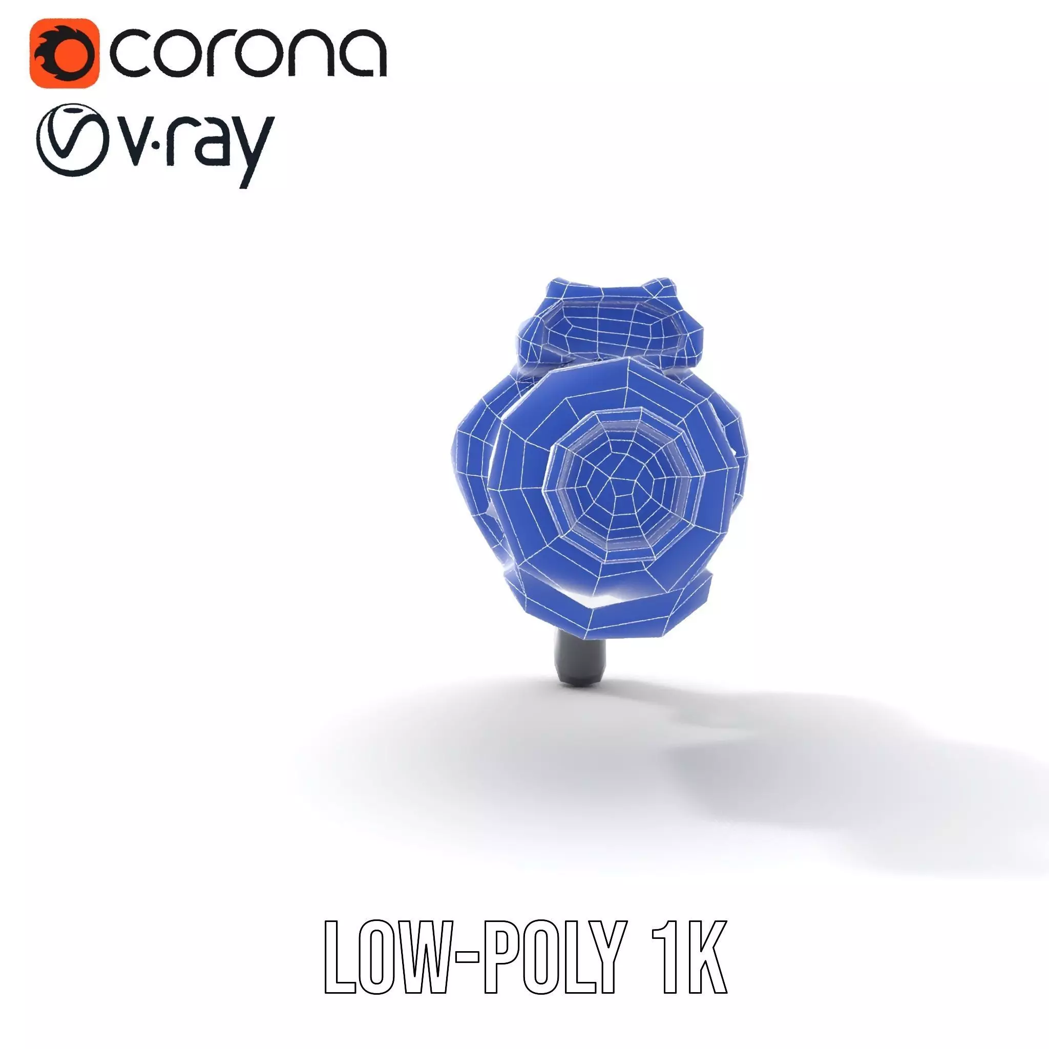 Neon Blaster Gun model pack Low-poly 3D model_30