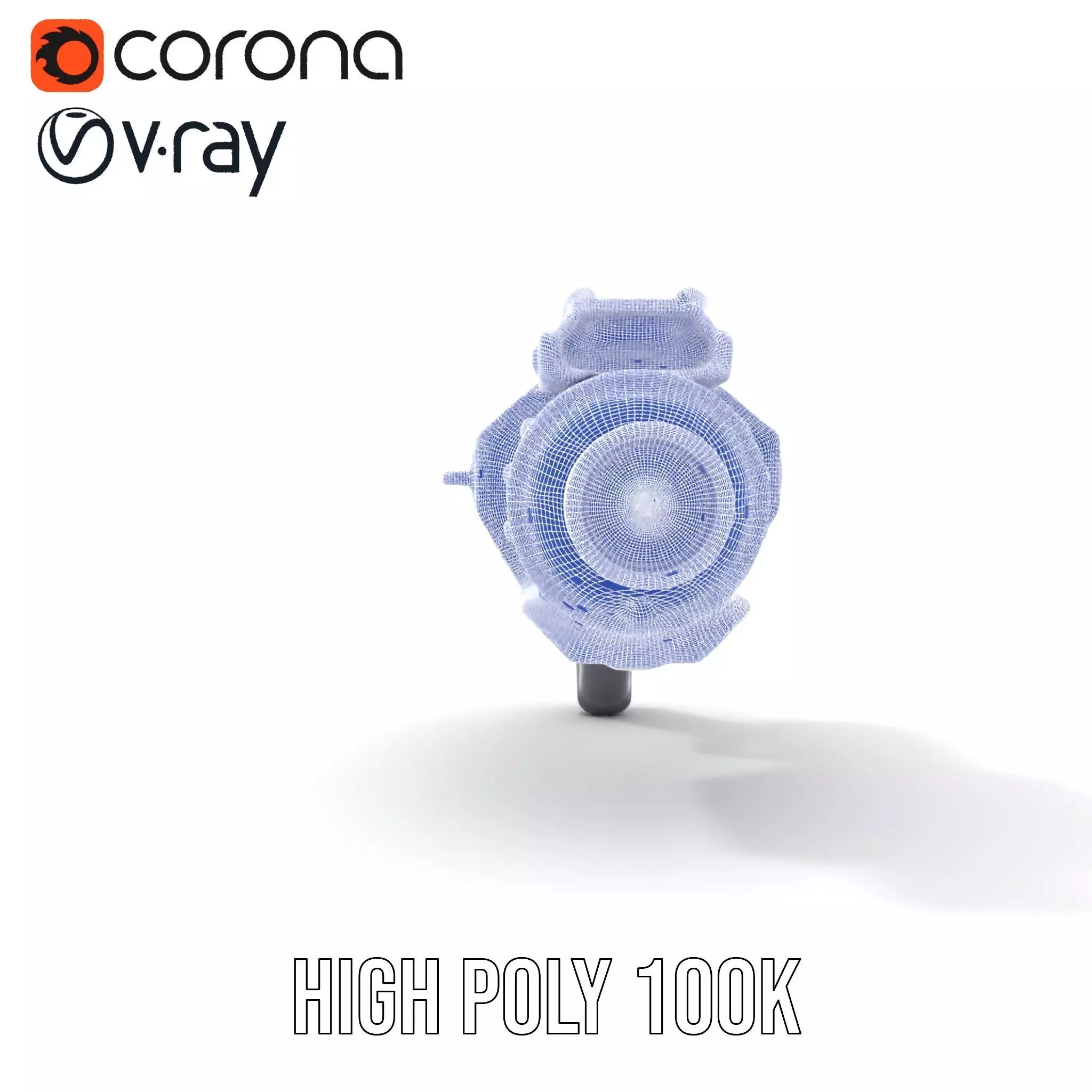 Neon Blaster Gun model pack Low-poly 3D model_34