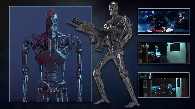 Terminator T-800 3D model