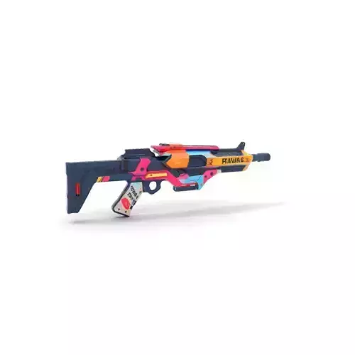 Vibrant Assault Rifle model pack