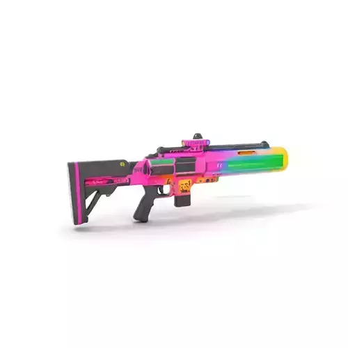 Neon Blaster Rifle model pack