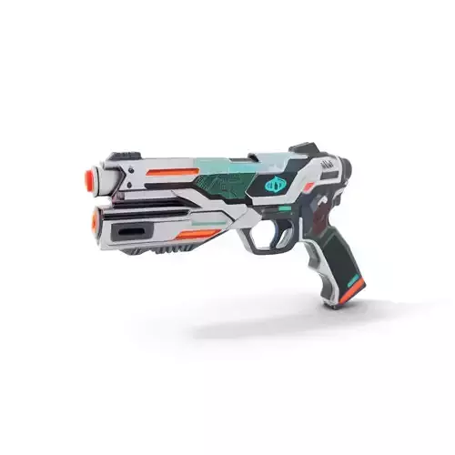 Futuristic SciFi Pistol model pack